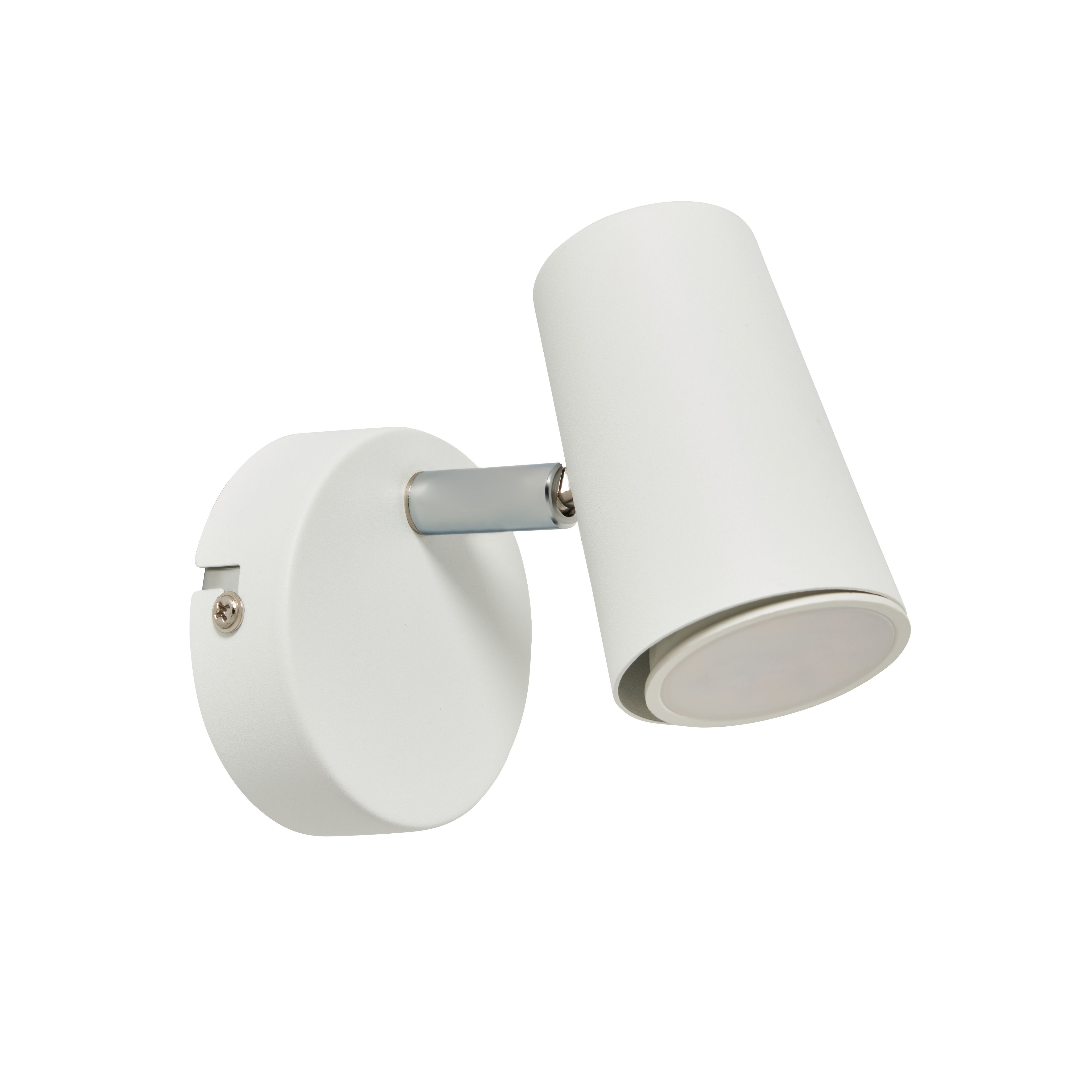 Harvey Single Adjustable Spotlight - White