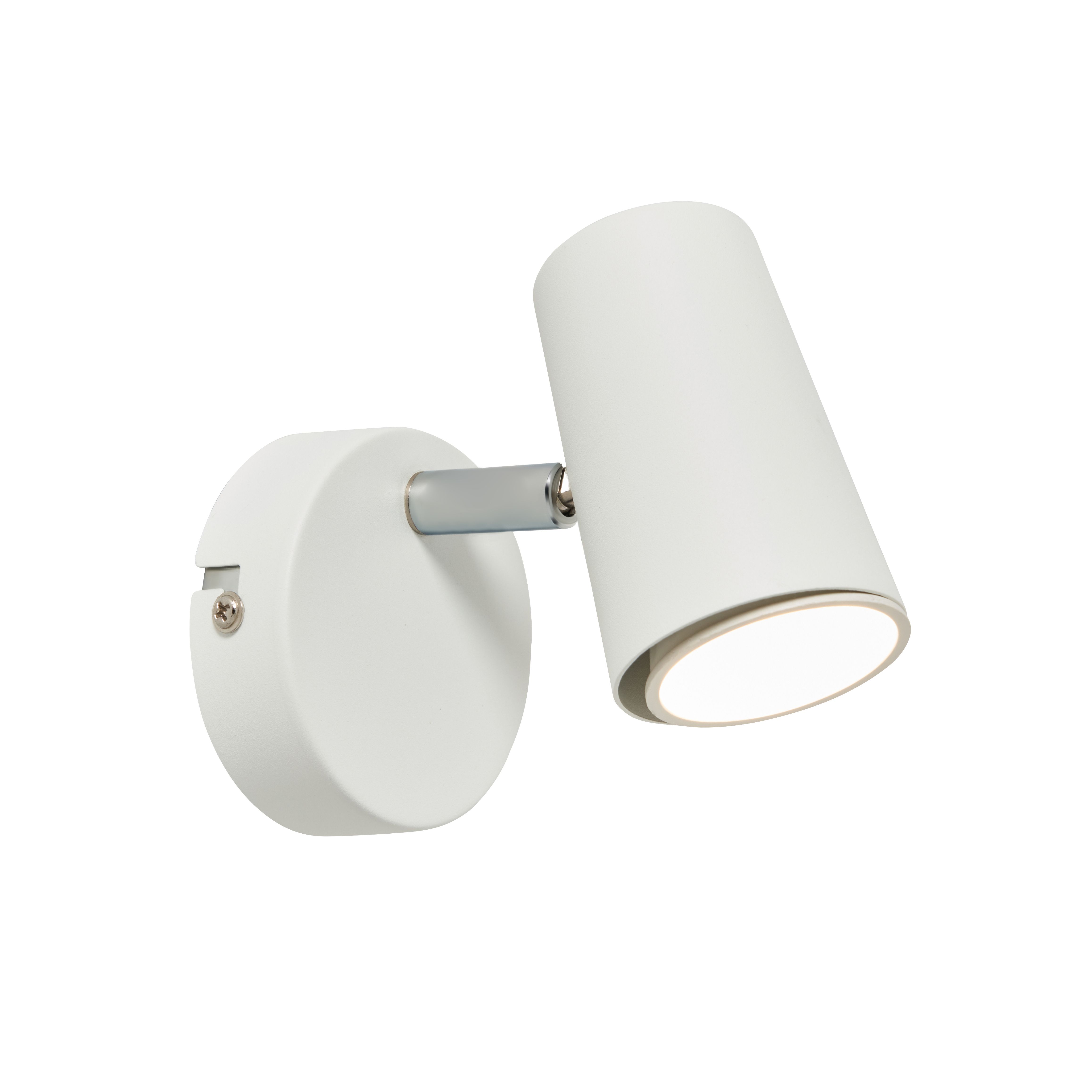 Harvey Single Adjustable Spotlight - White