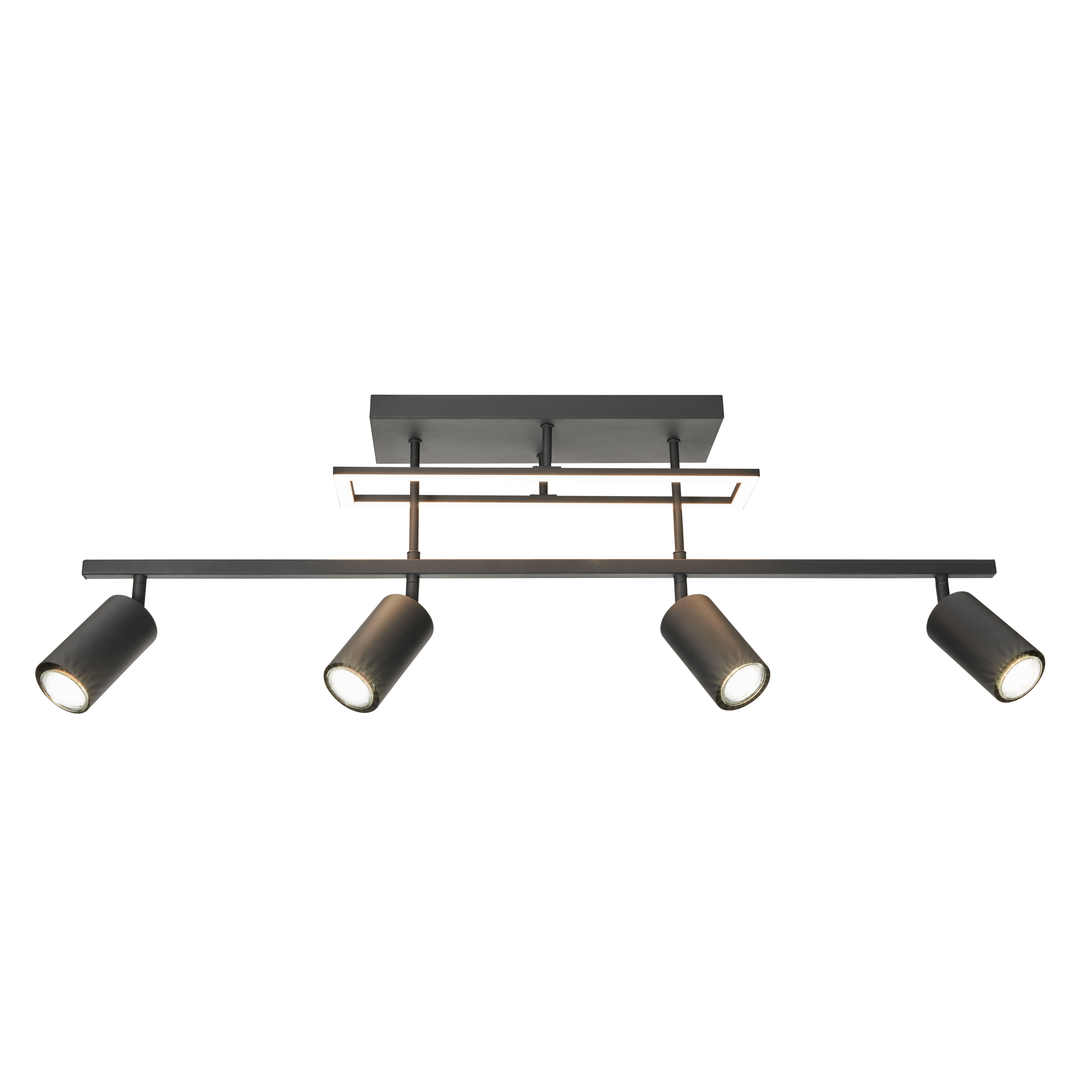 Odeo 4 Light Bar Adjustable Spotlight - Black