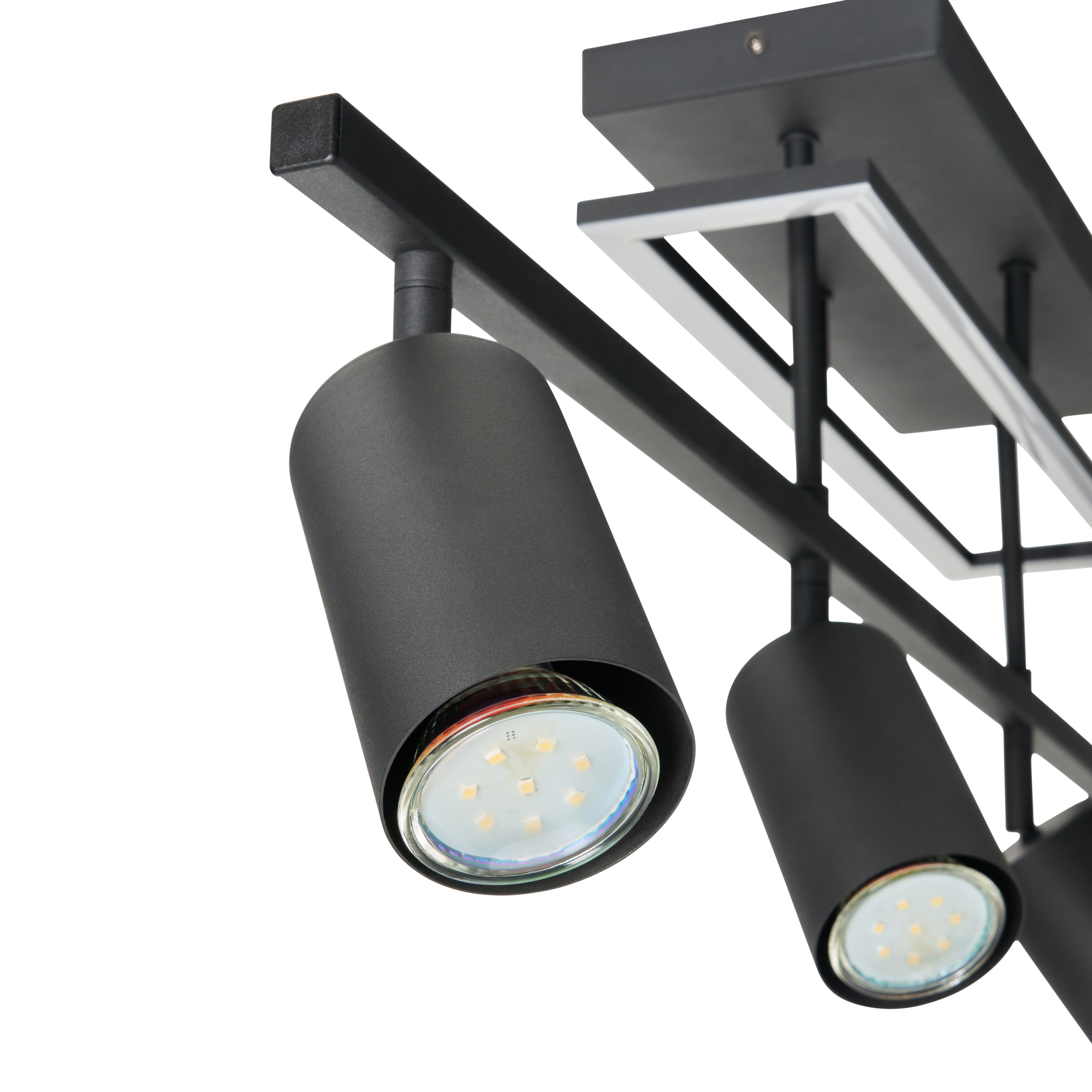 Odeo 4 Light Bar Adjustable Spotlight - Black