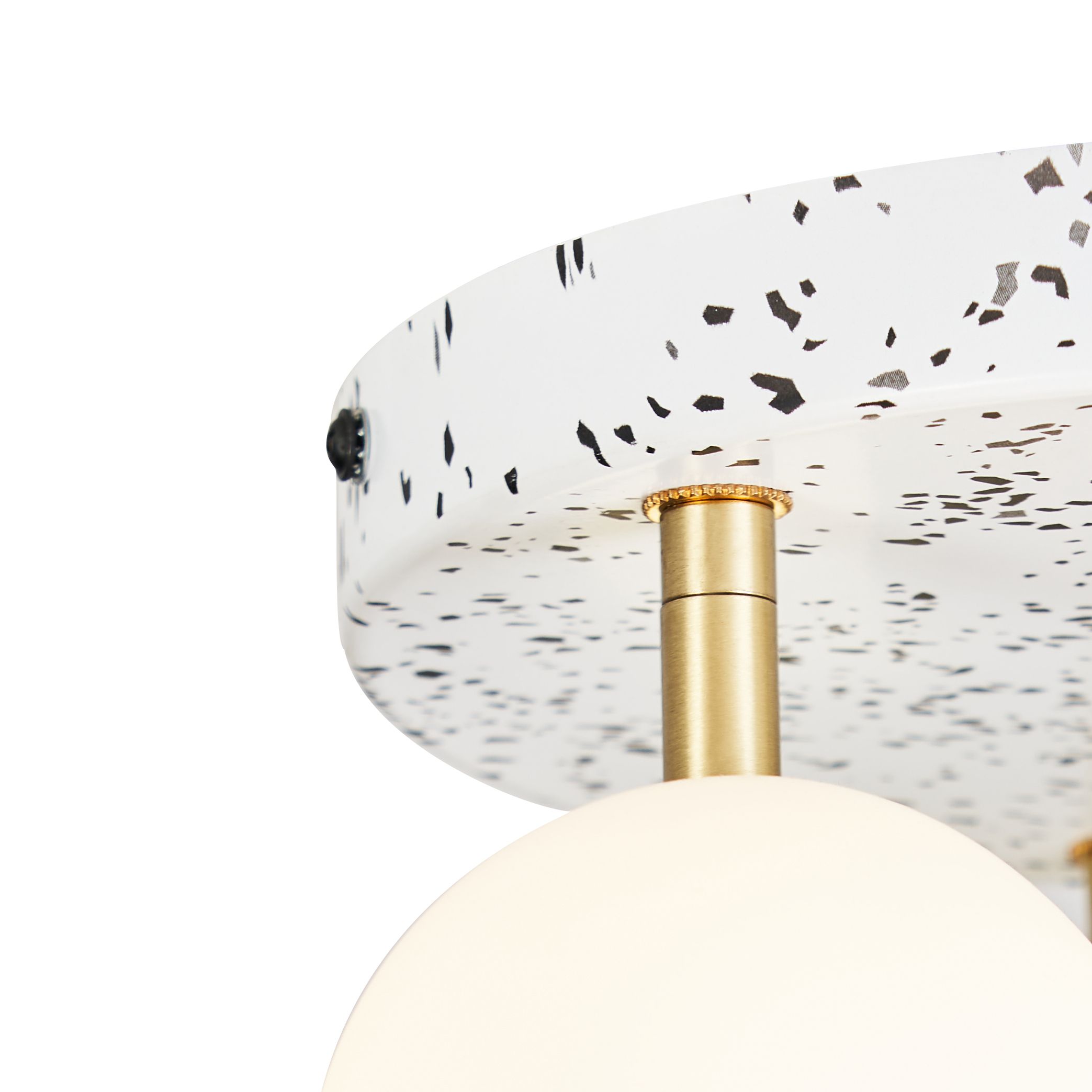 Toll 3 Ball Adjustable Spotlight Plate - Satin Brass