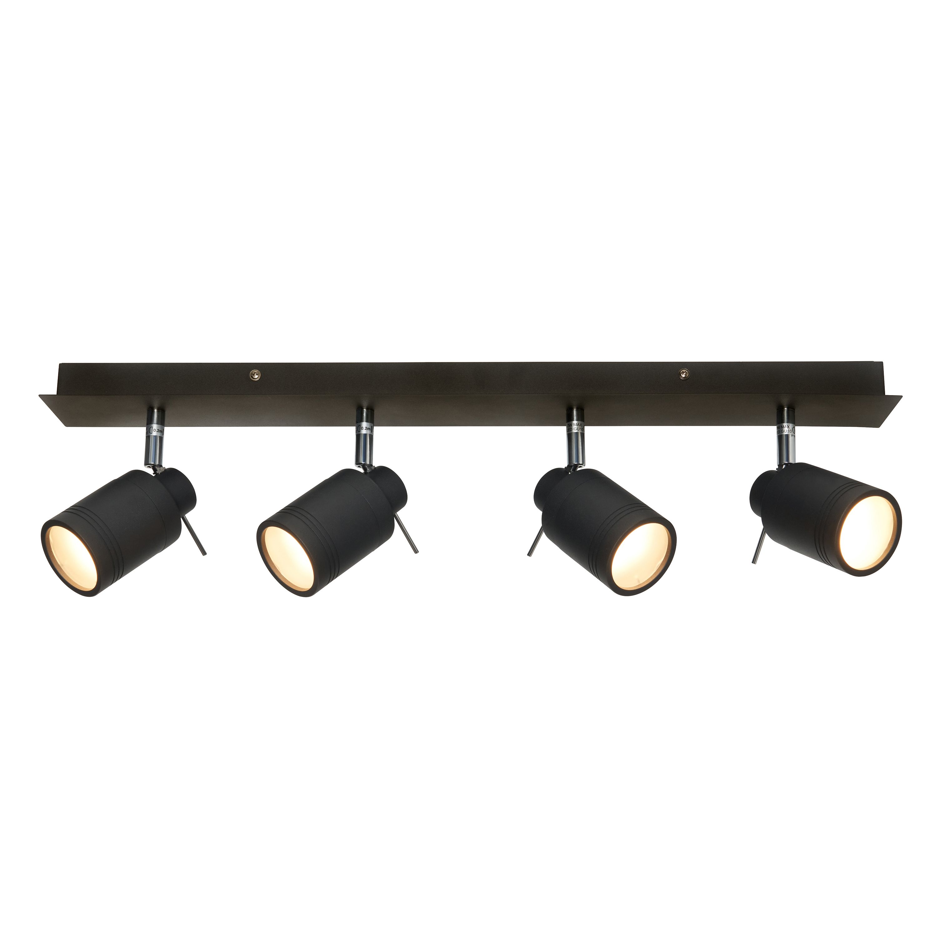 Scorpius 4 Light Bar IP44 Spotlight - Matt Black