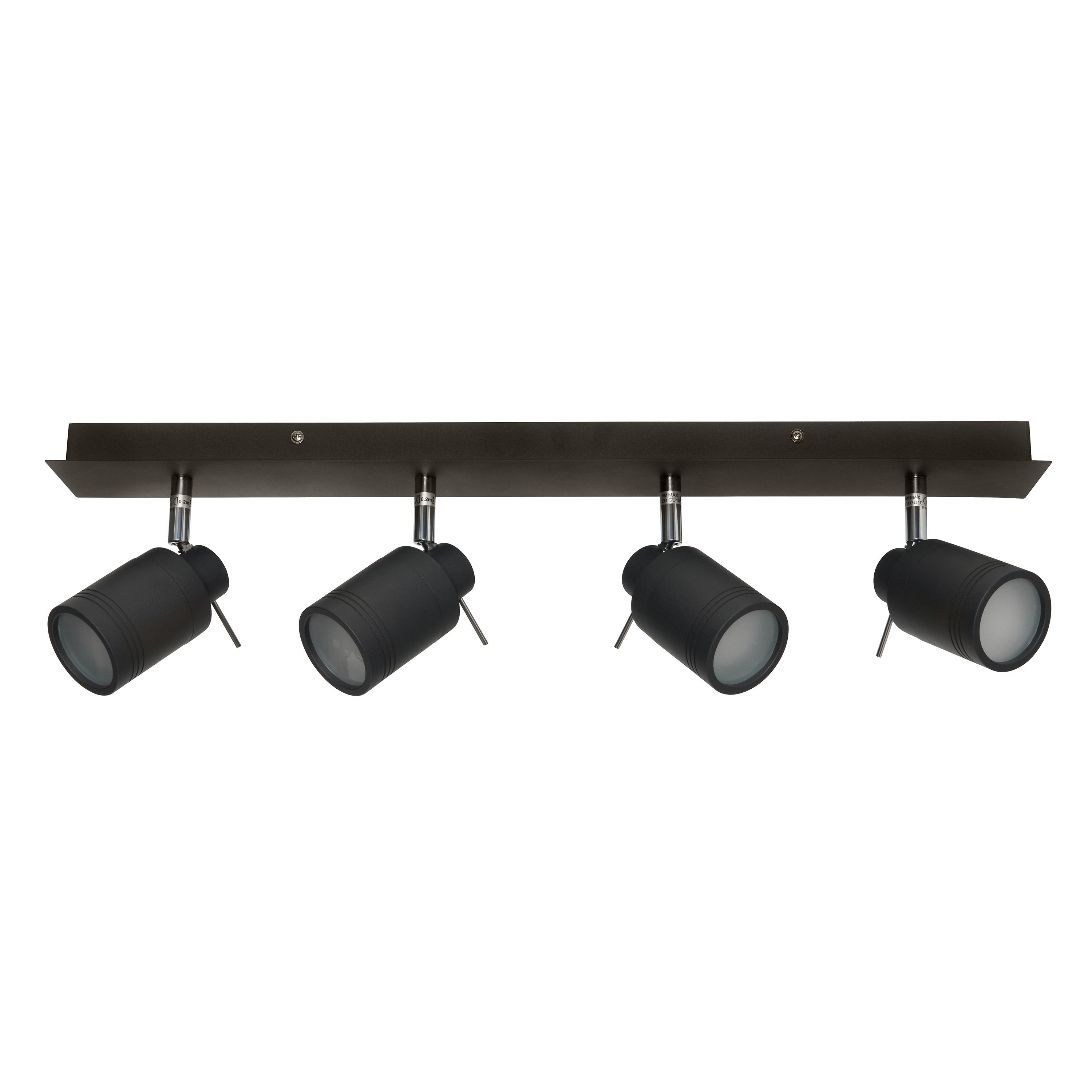 Scorpius 4 Light Bar IP44 Spotlight - Matt Black