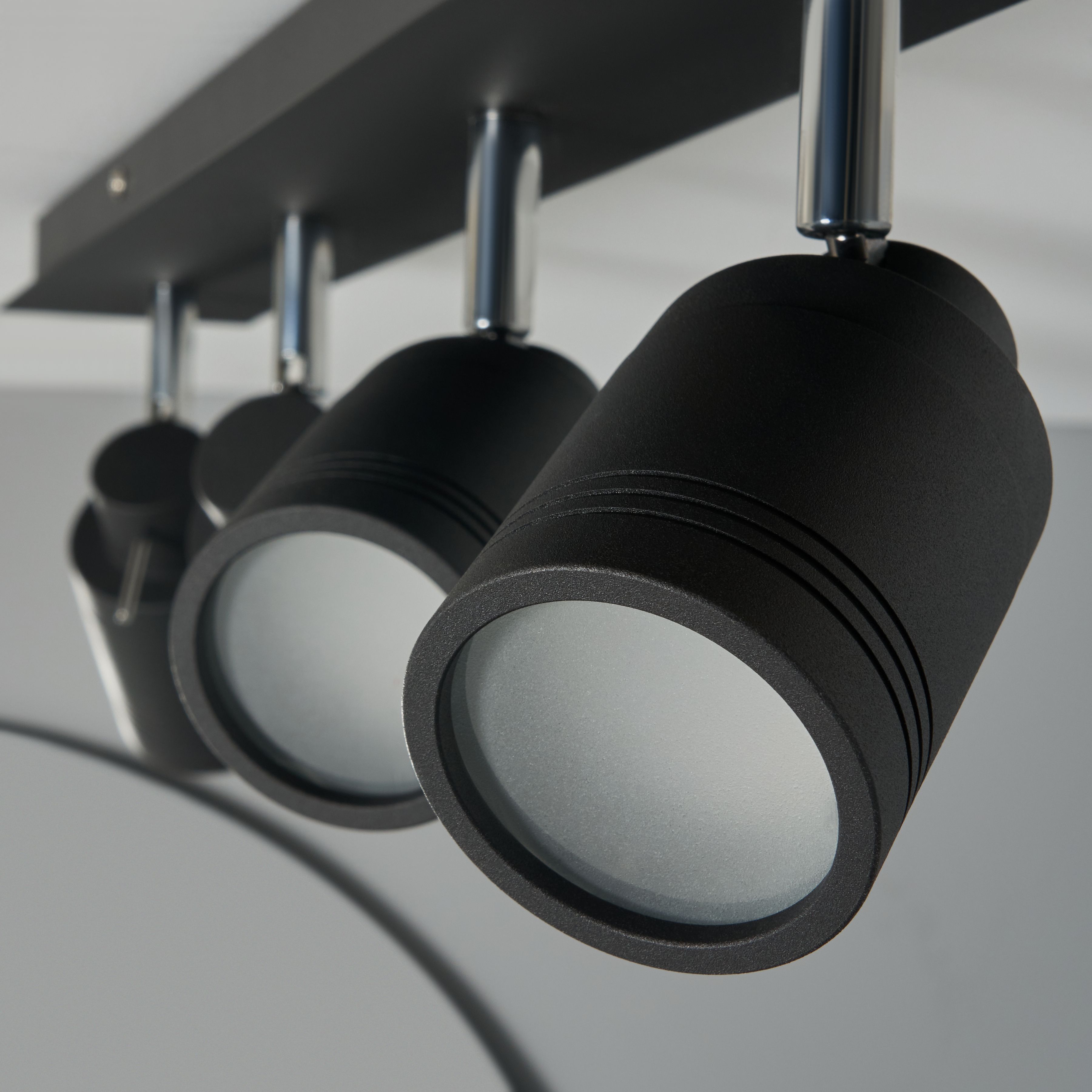 Scorpius 4 Light Bar IP44 Spotlight - Matt Black