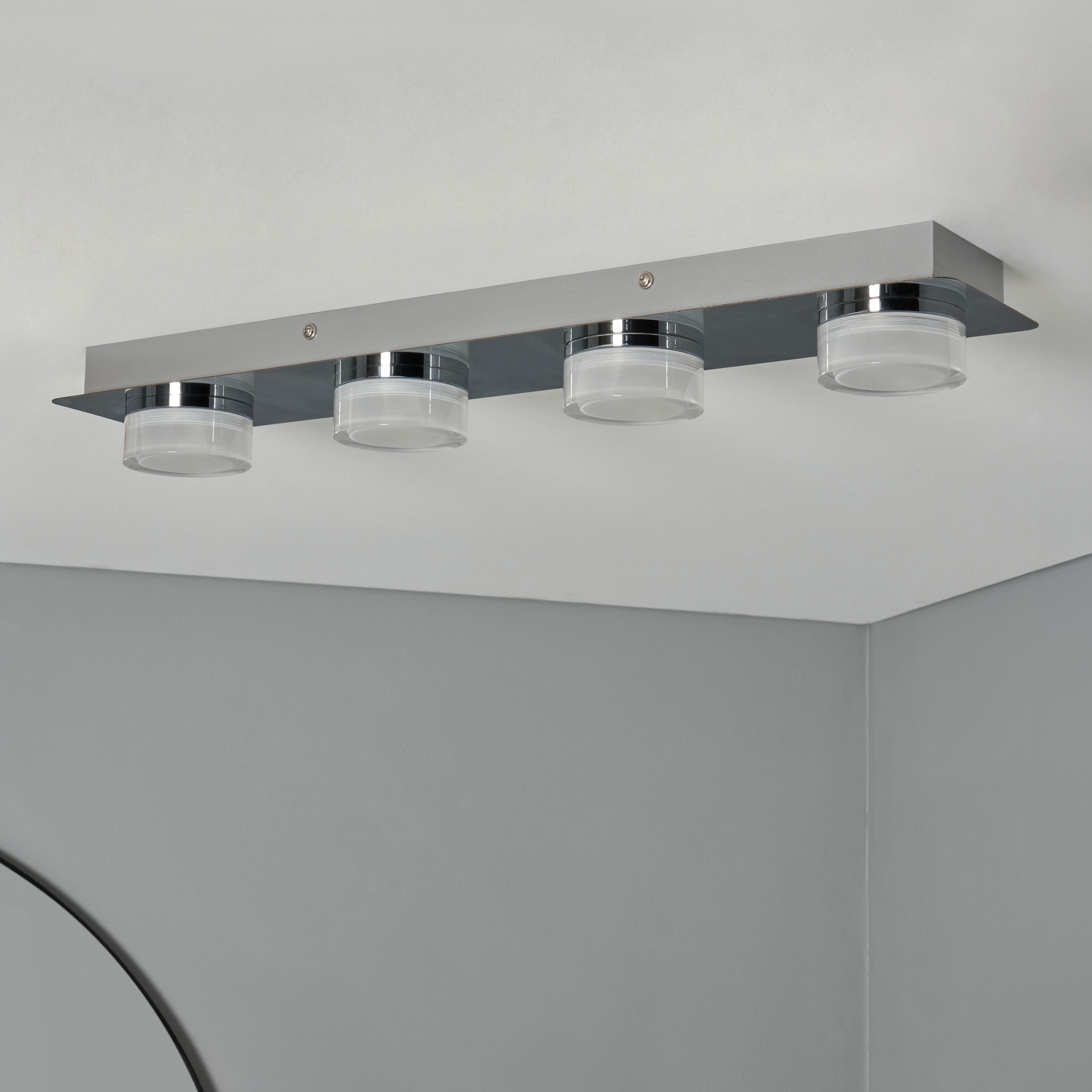 Sena 4 Bar LED Flush - Chrome