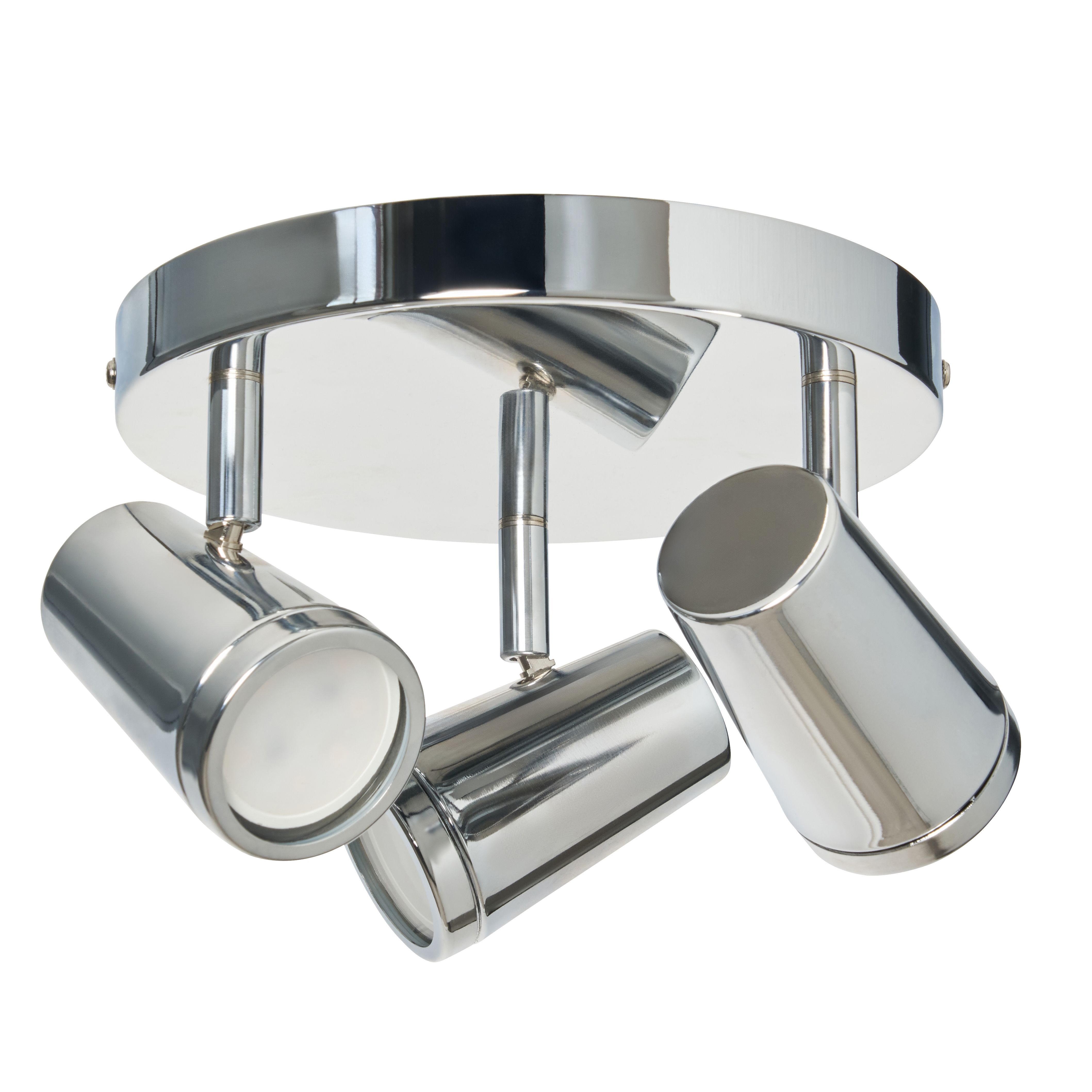 Trasi Spot Round Plate IP44 - Chrome