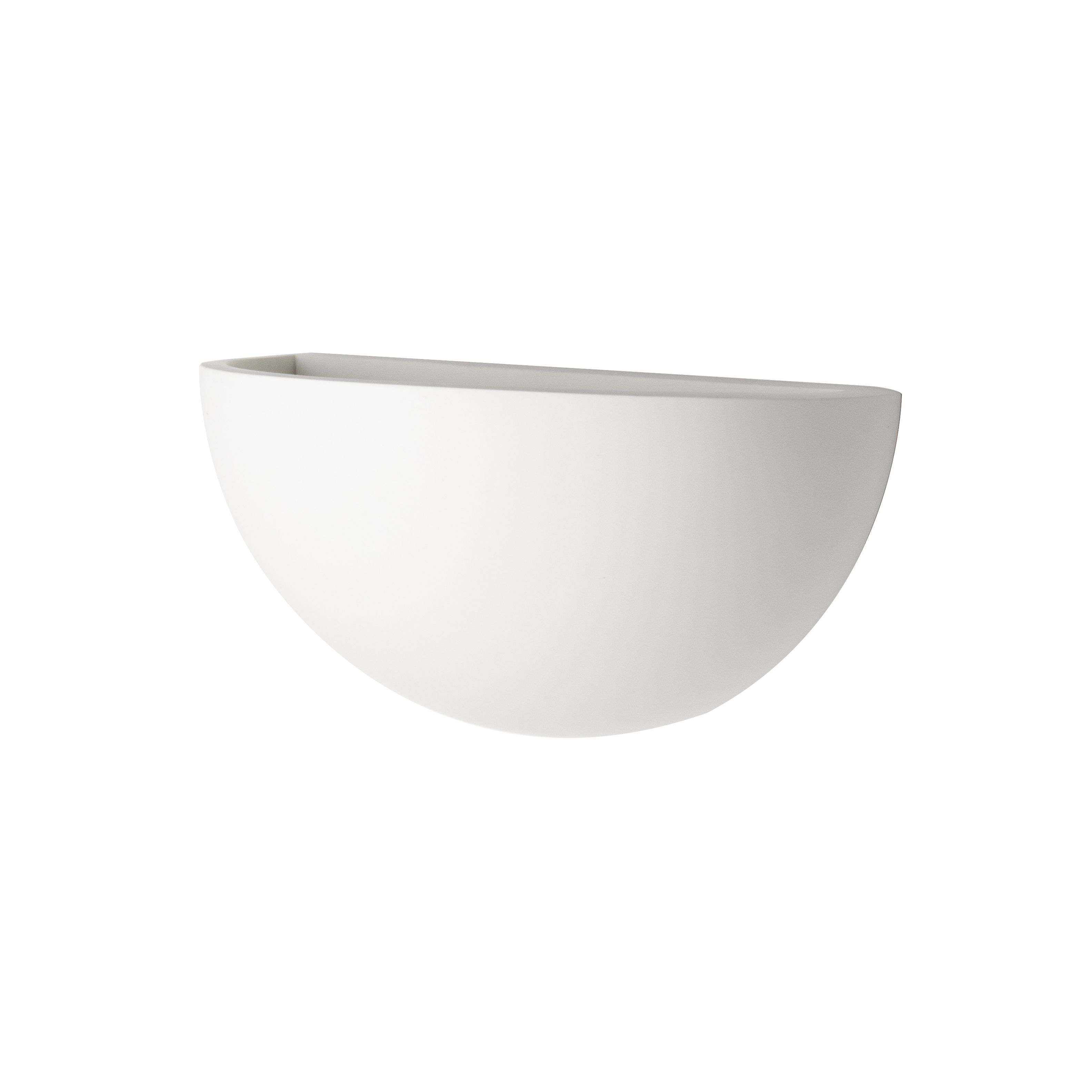 Ratera Half-Round Plaster Wall Light