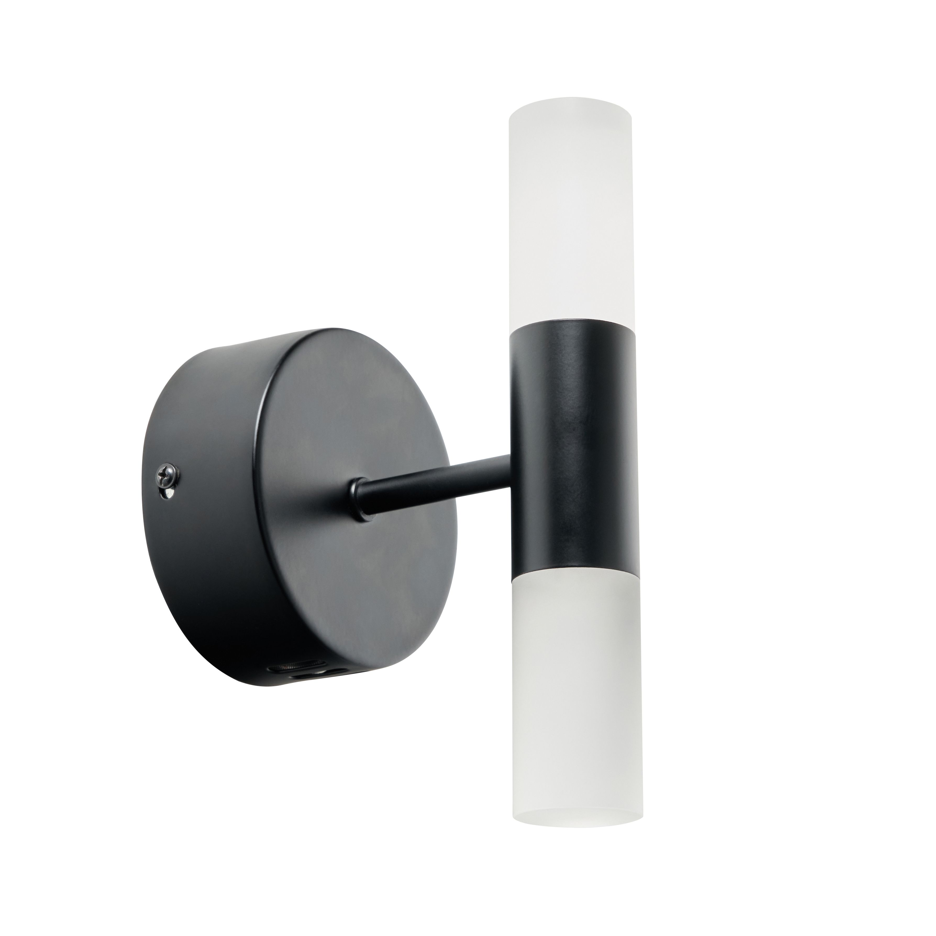 Lois 2 Lamp Wall Light - Black