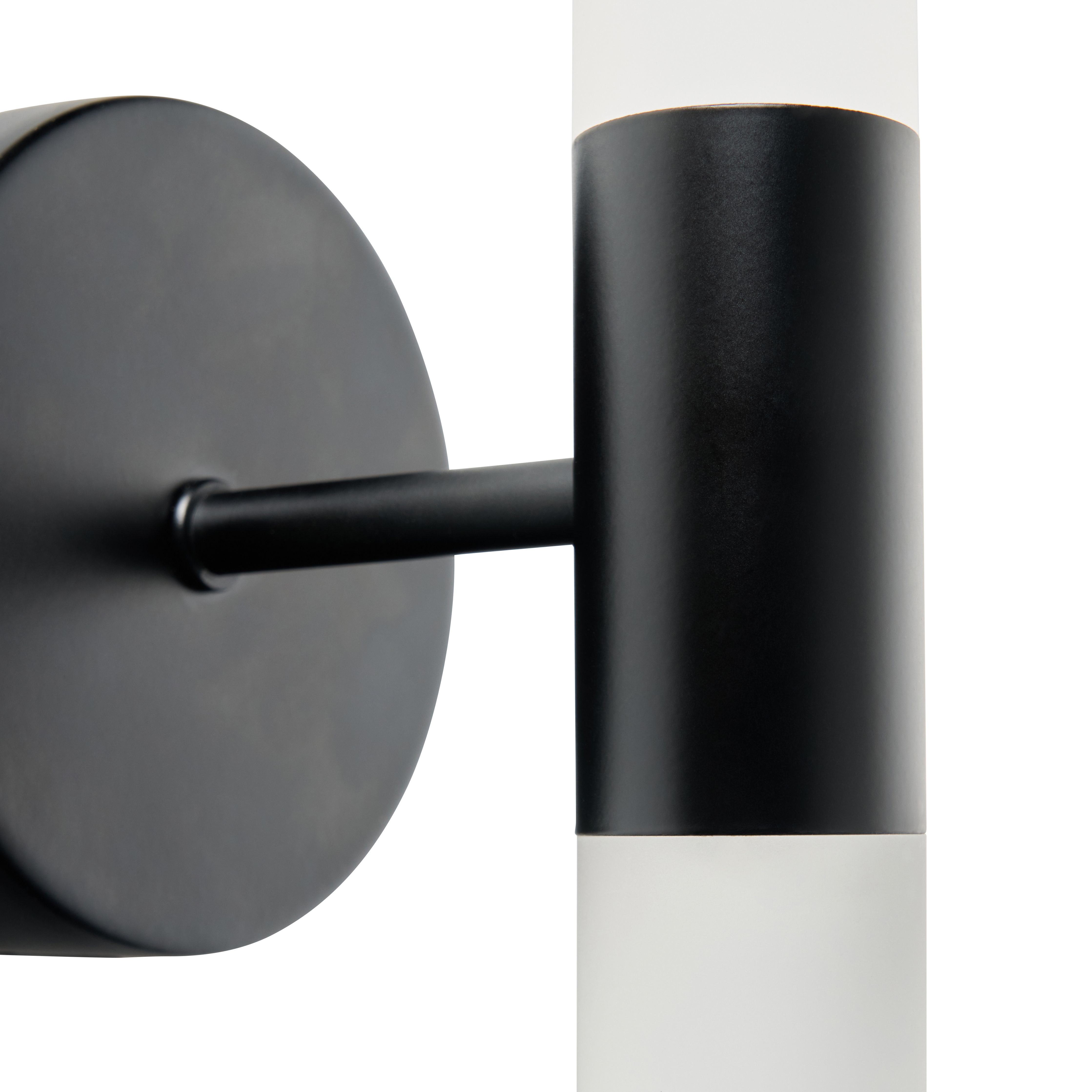 Lois 2 Lamp Wall Light - Black