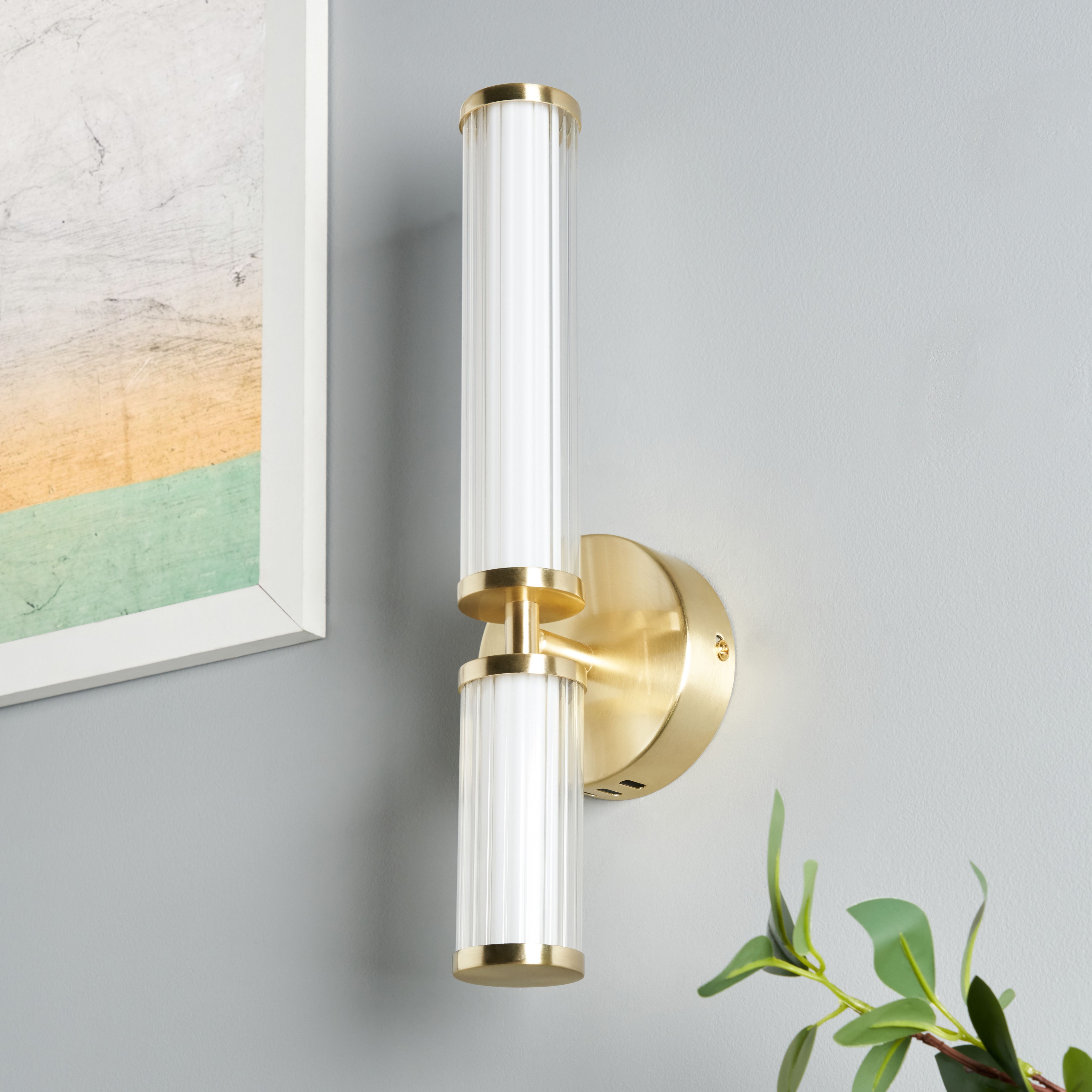 Liana LED Rod Wall Light