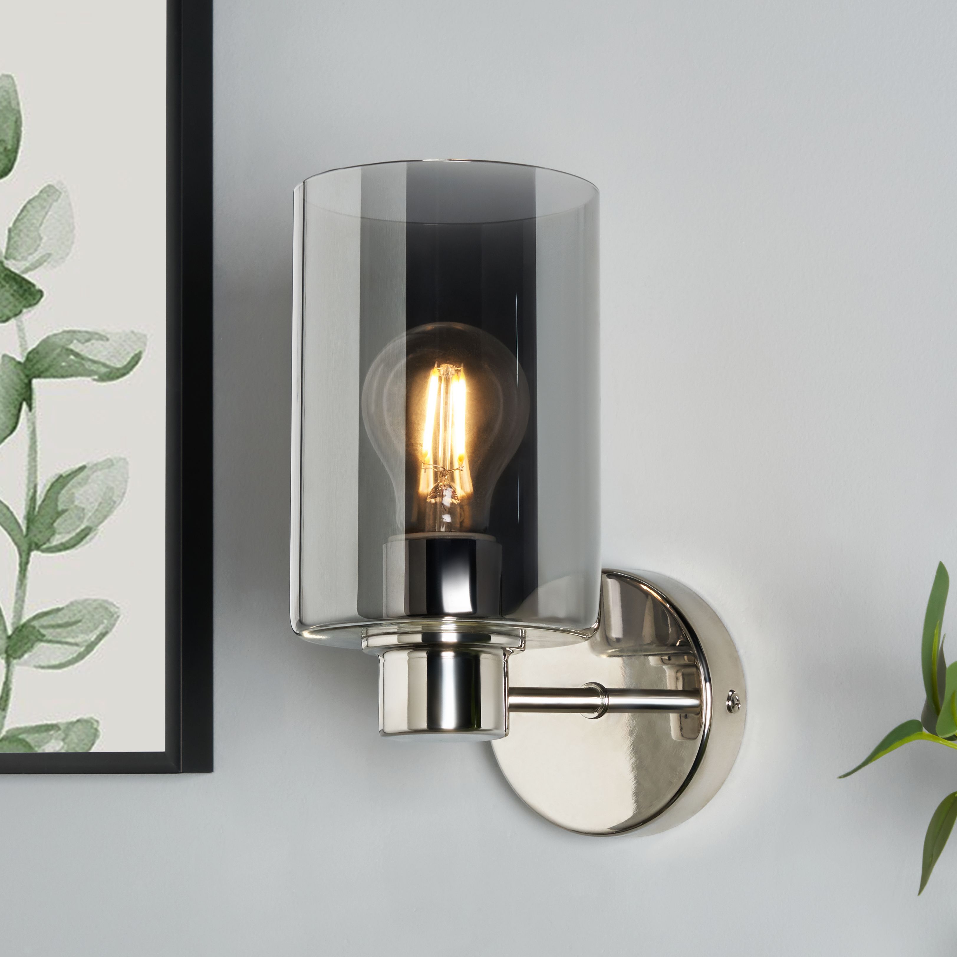 Terno Glass Shade Wall Light