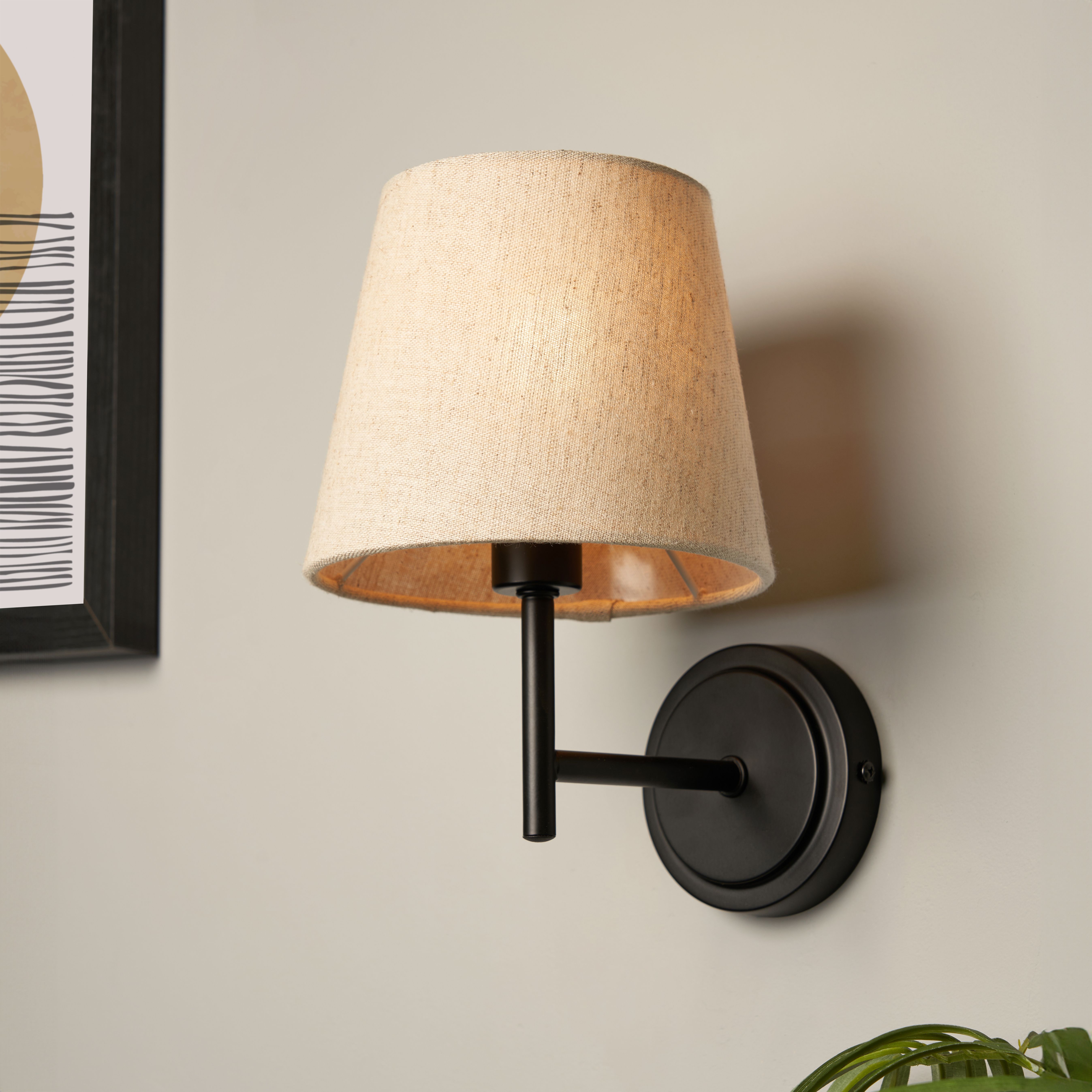 Capro Stepped Round Wall Light