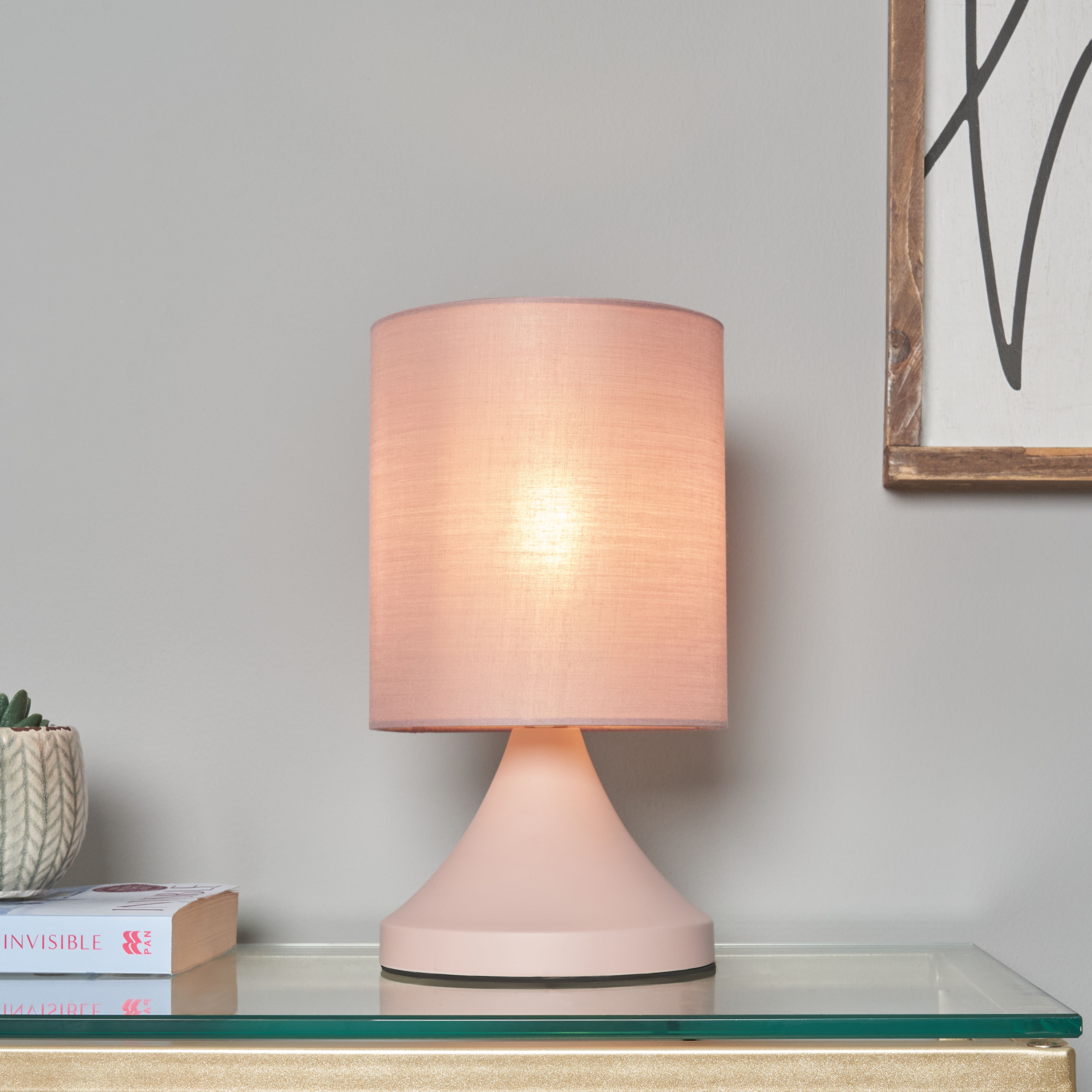 Isla Touch Table Lamp - Blush