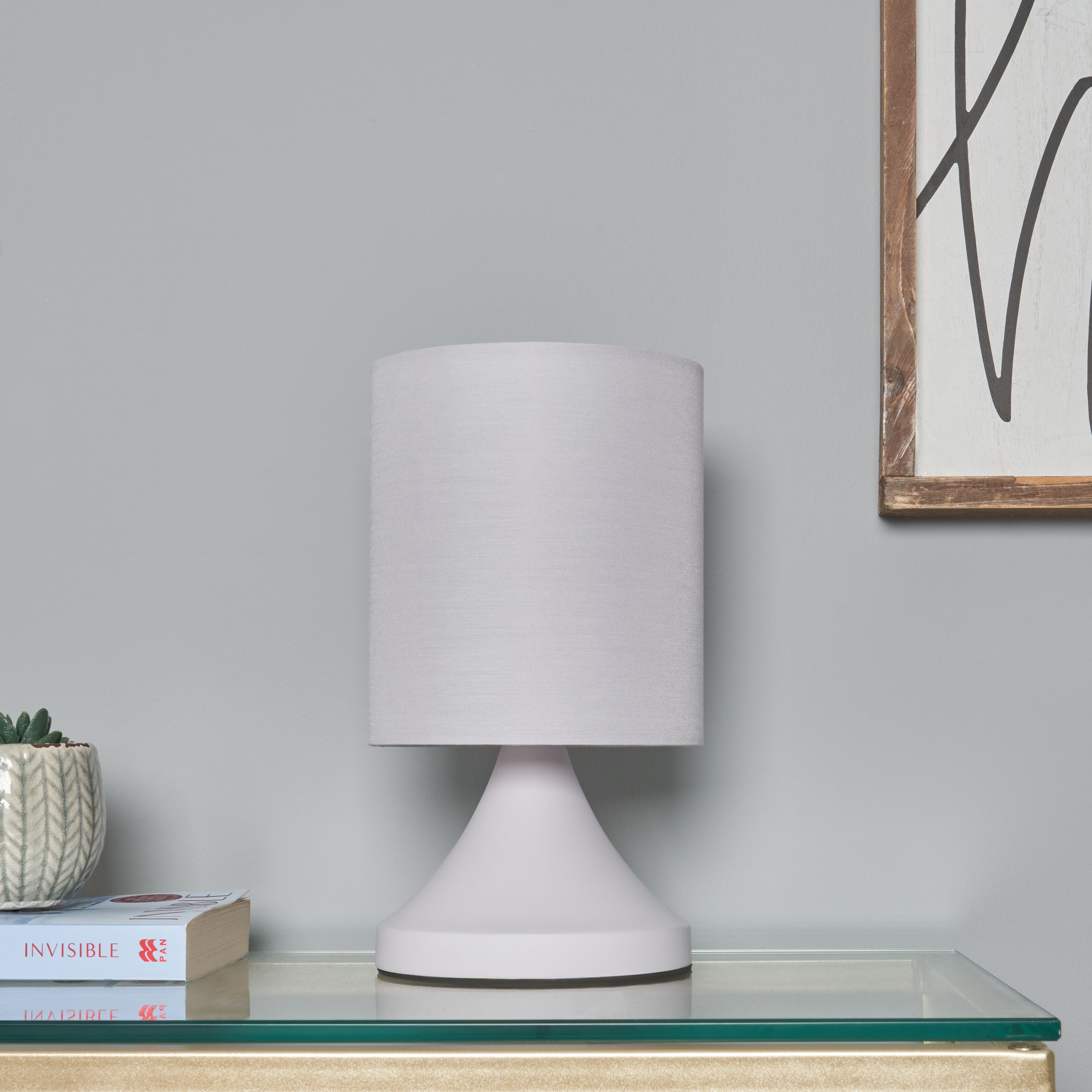 Isla Touch Table Lamp - Grey