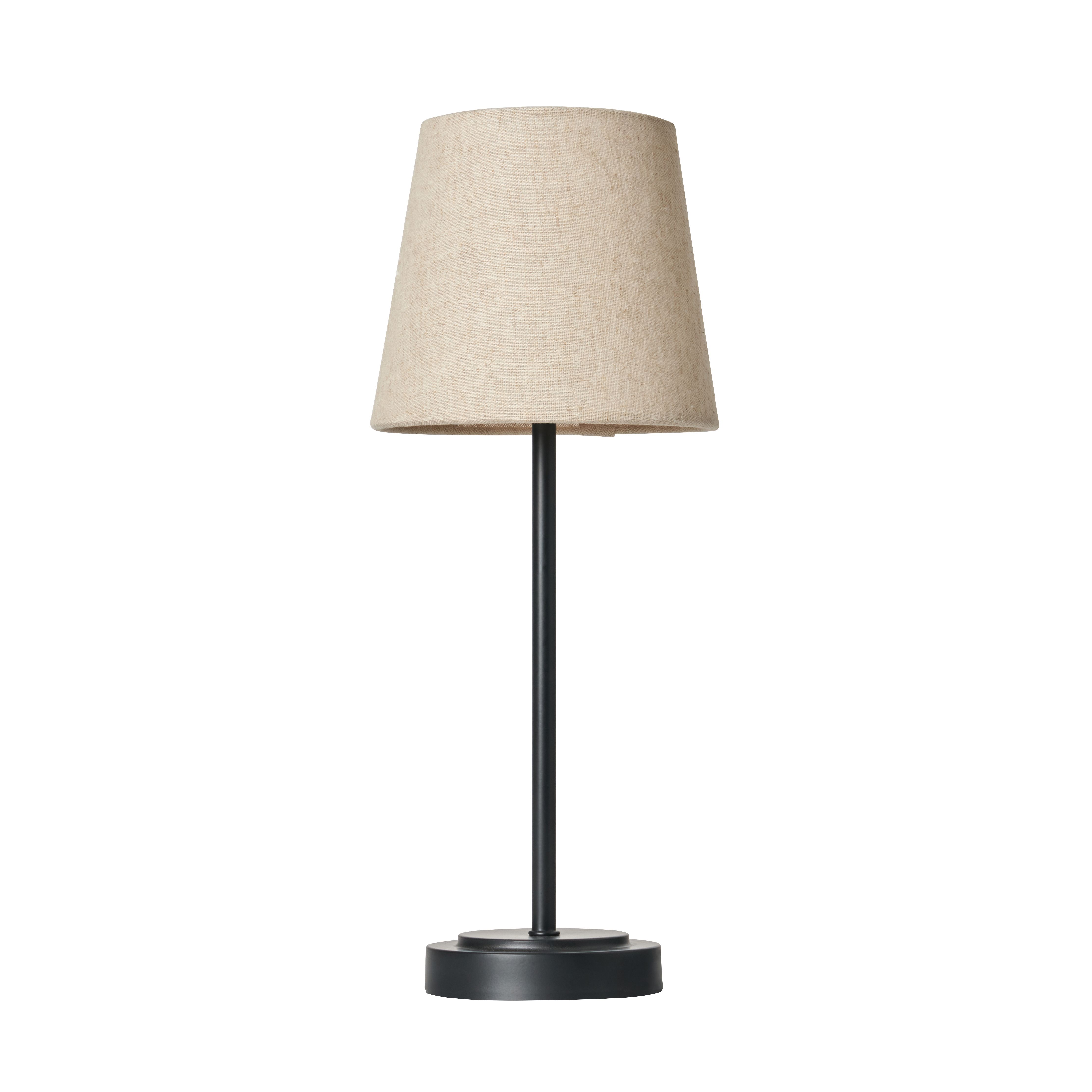 Carpo Stepped Base Round Table Lamp