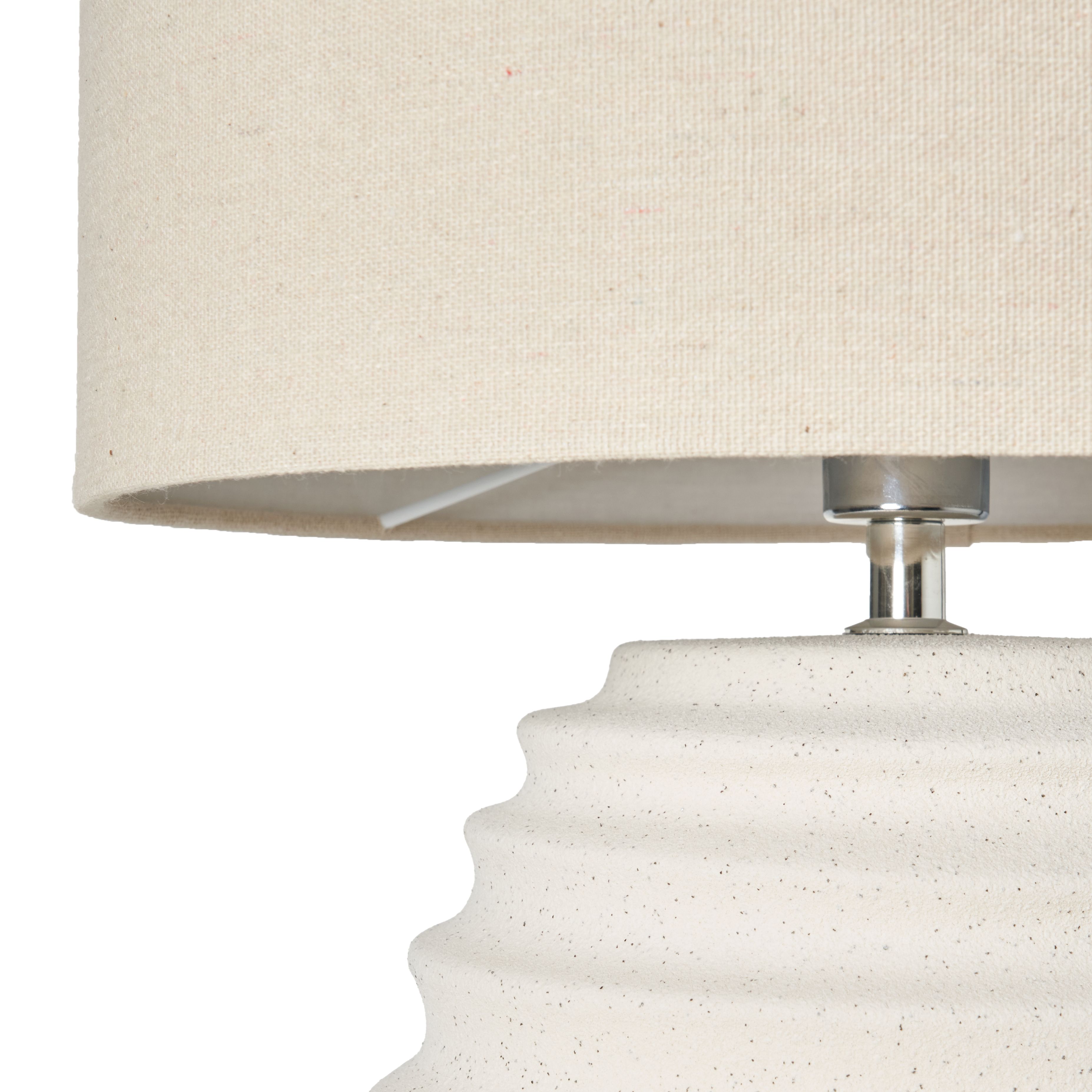 Darello Ribbed Ceramic Table Lamp