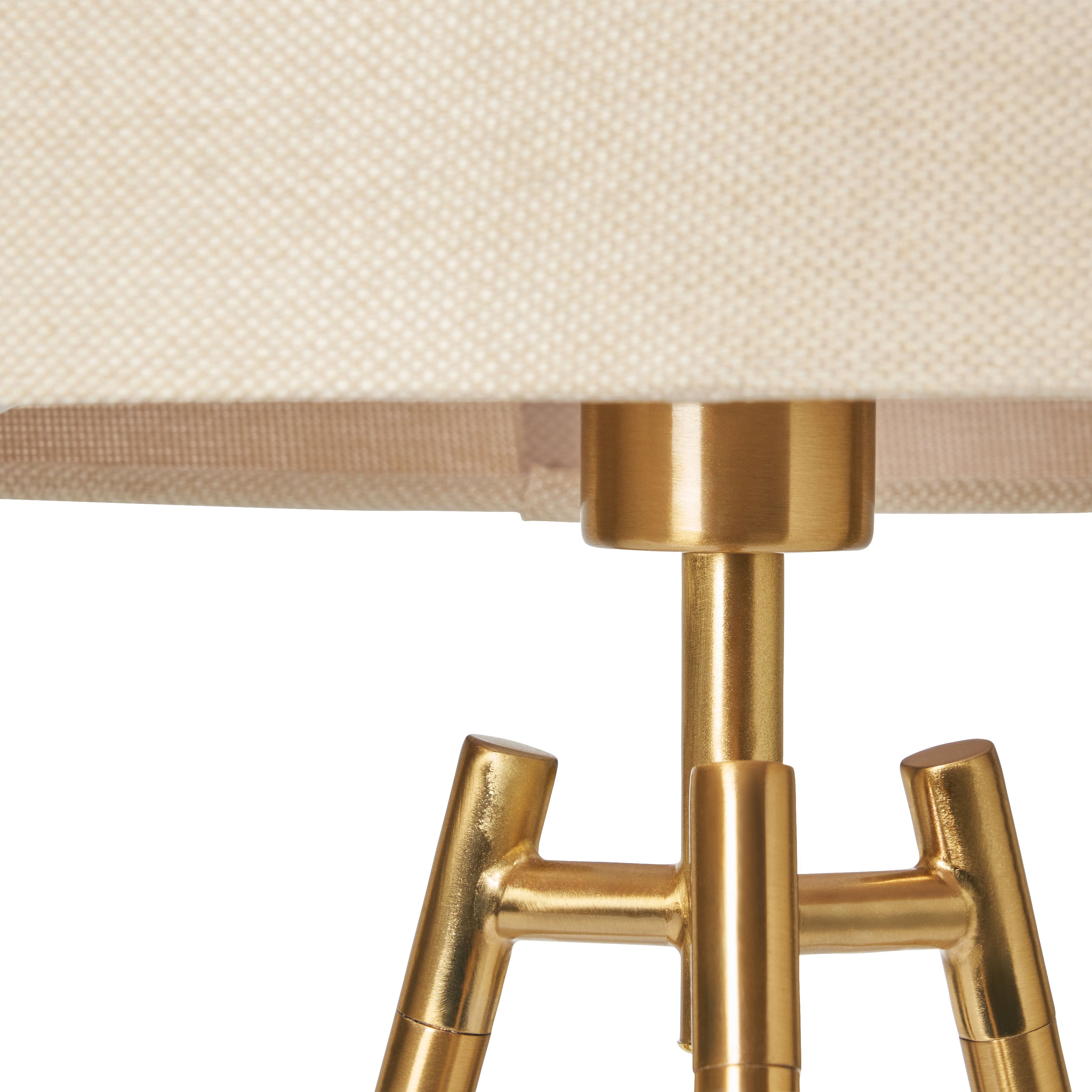 Frisa Metal Tube Tripod Table Lamp