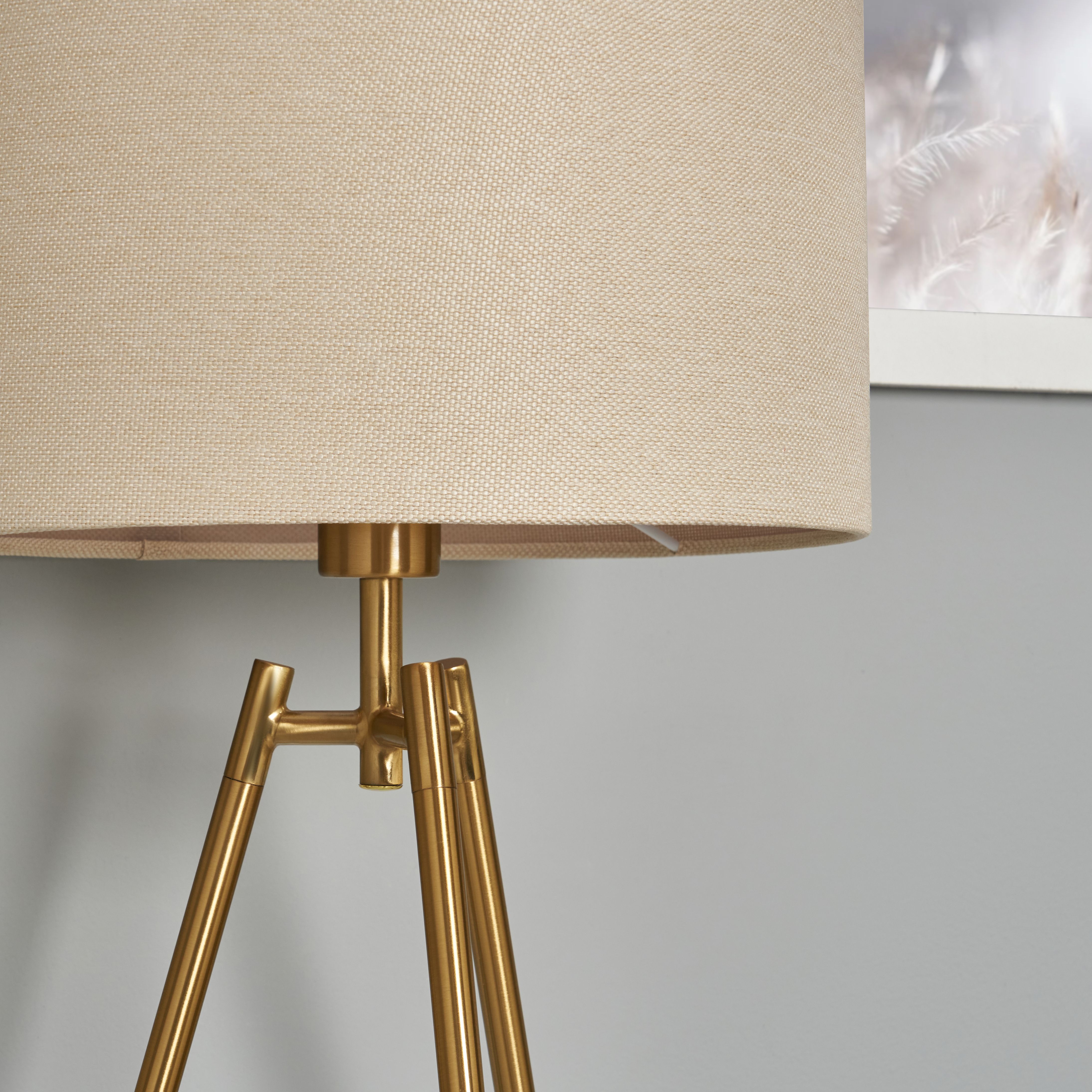 Frisa Metal Tube Tripod Table Lamp