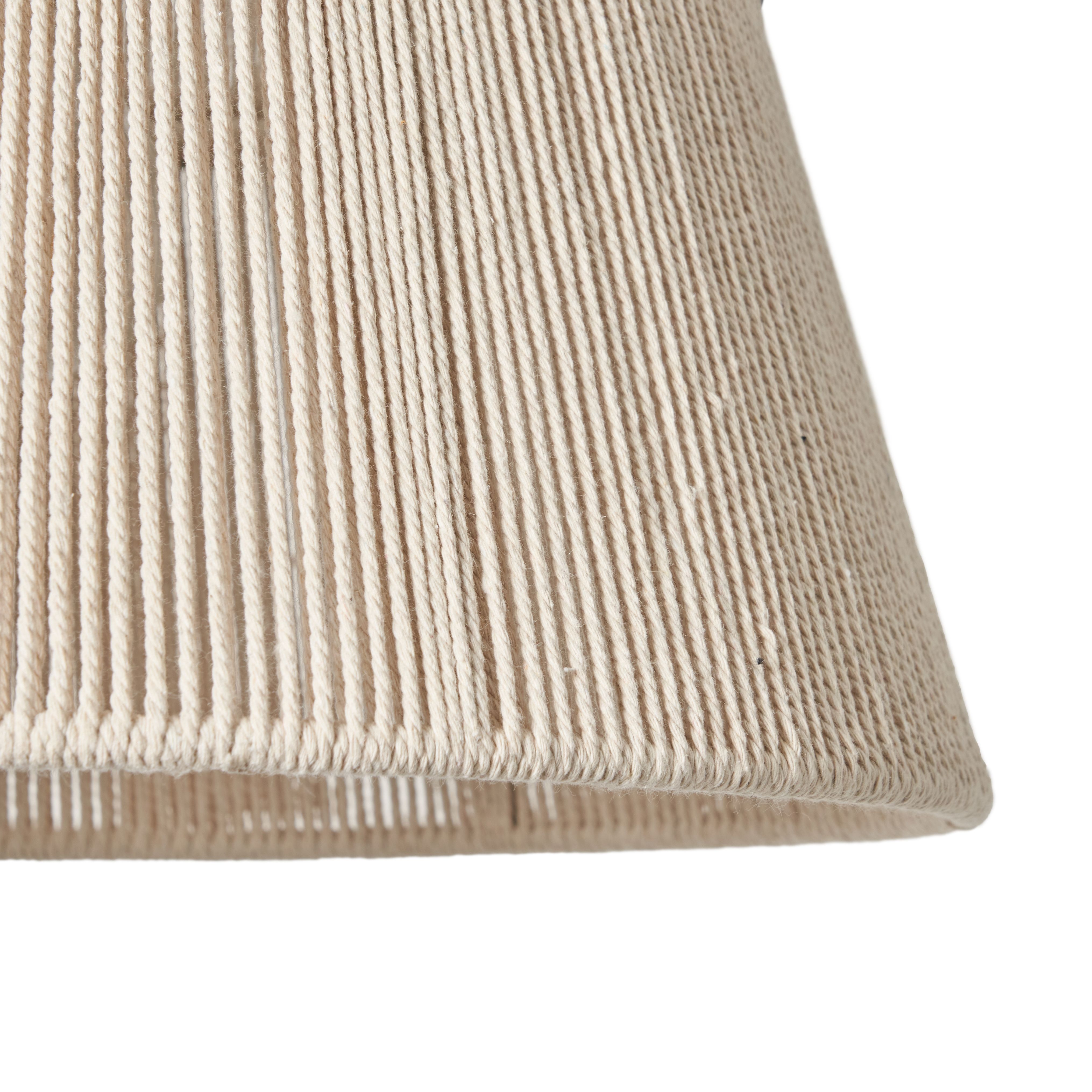 Valdur Wide String Shade - Ivory/Black
