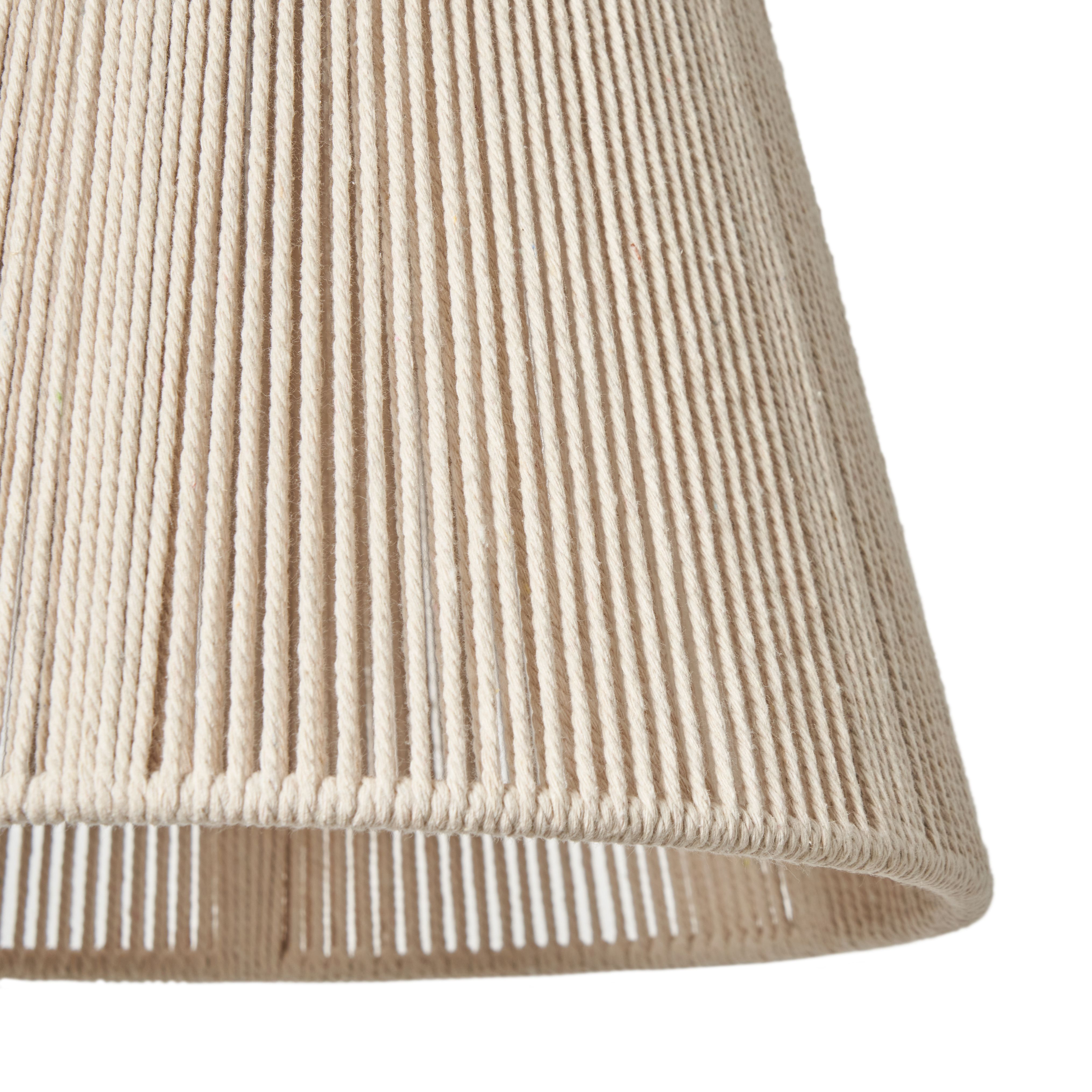 Valdur Wide String Shade - Ivory/Gold