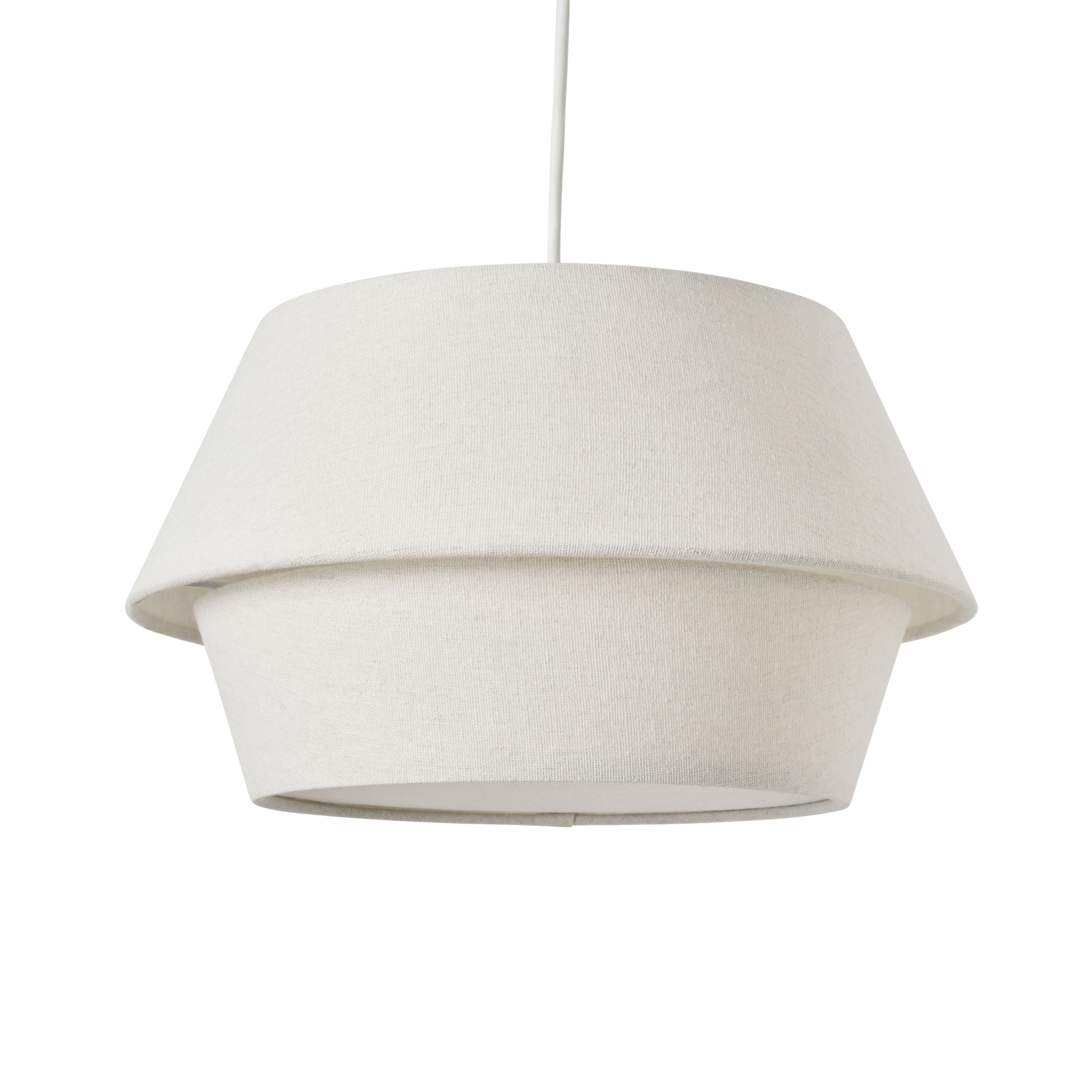 Balsa Double Layer Shade With Diffuser Natural