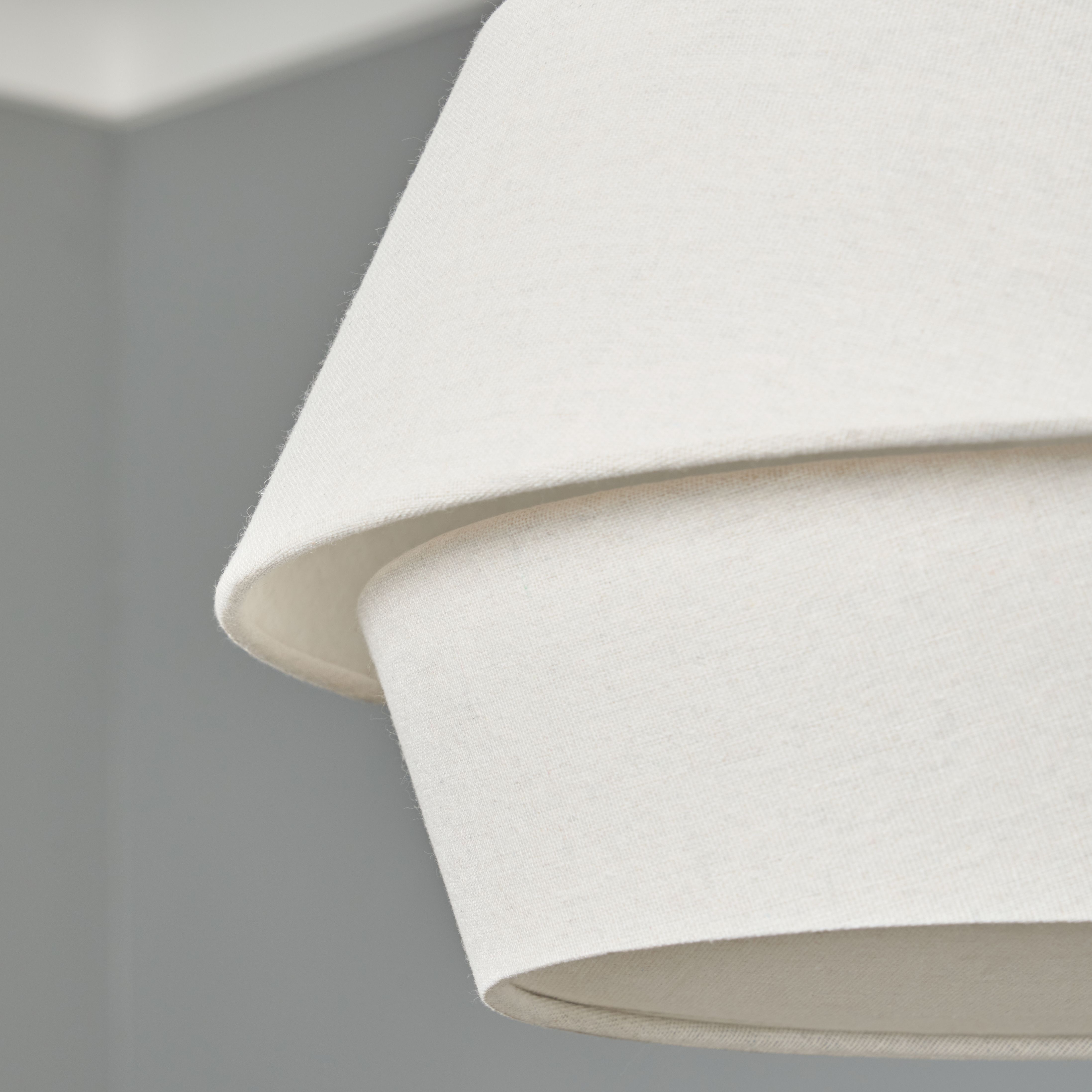 Balsa Double Layer Shade With Diffuser Natural