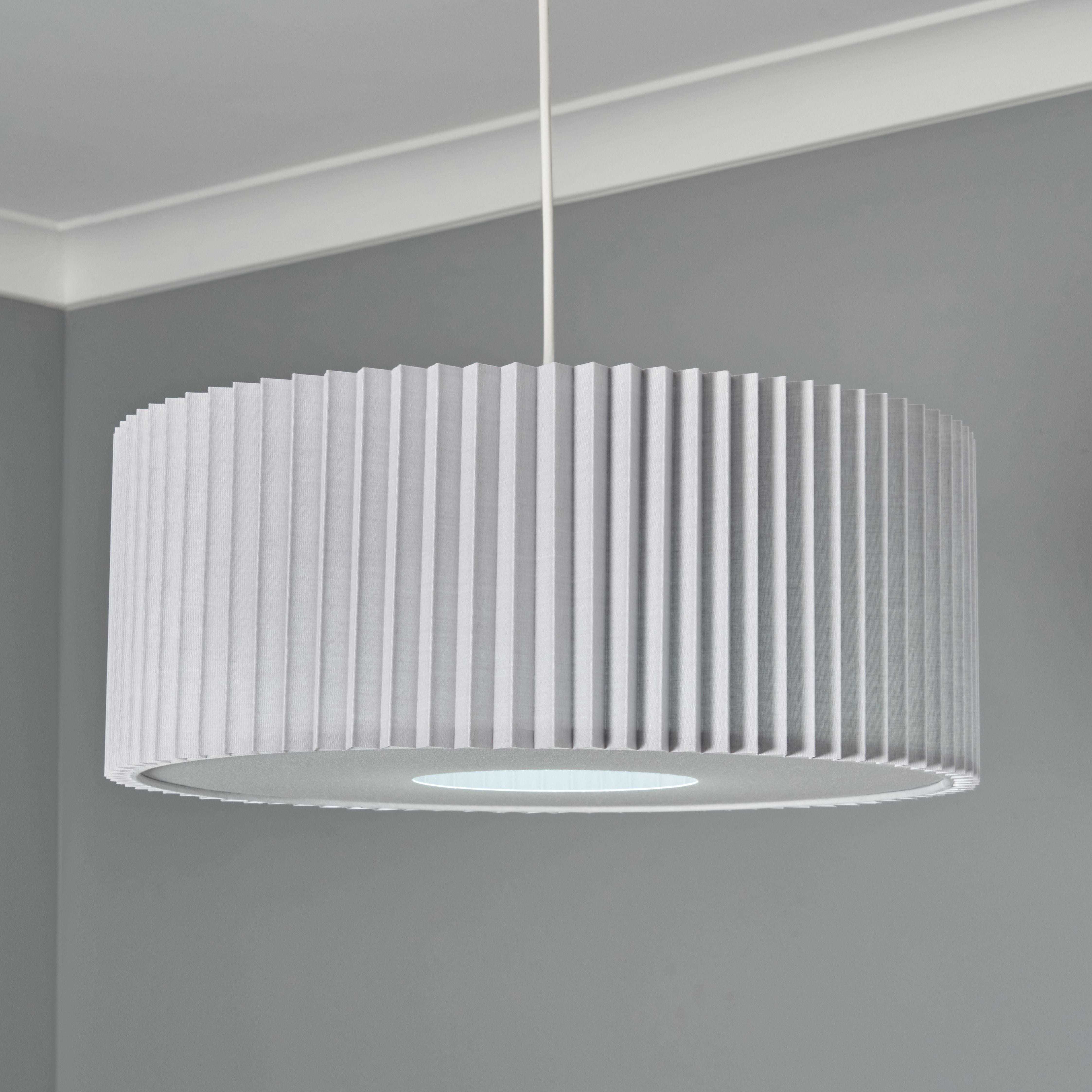 Lagoa Knife Pleated Easy Fit Shade Grey