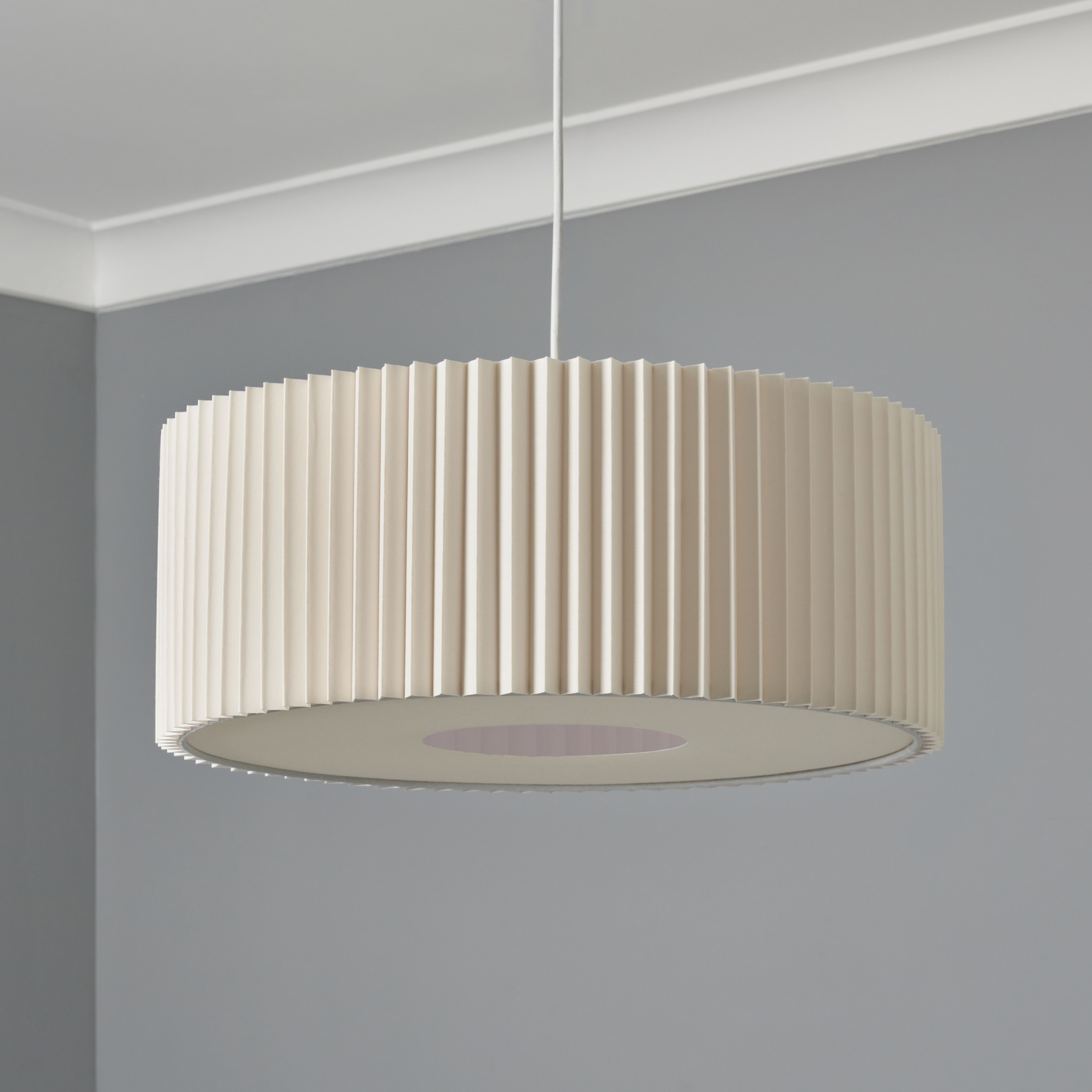 Lagoa Knife Pleated Easy Fit Shade Natural