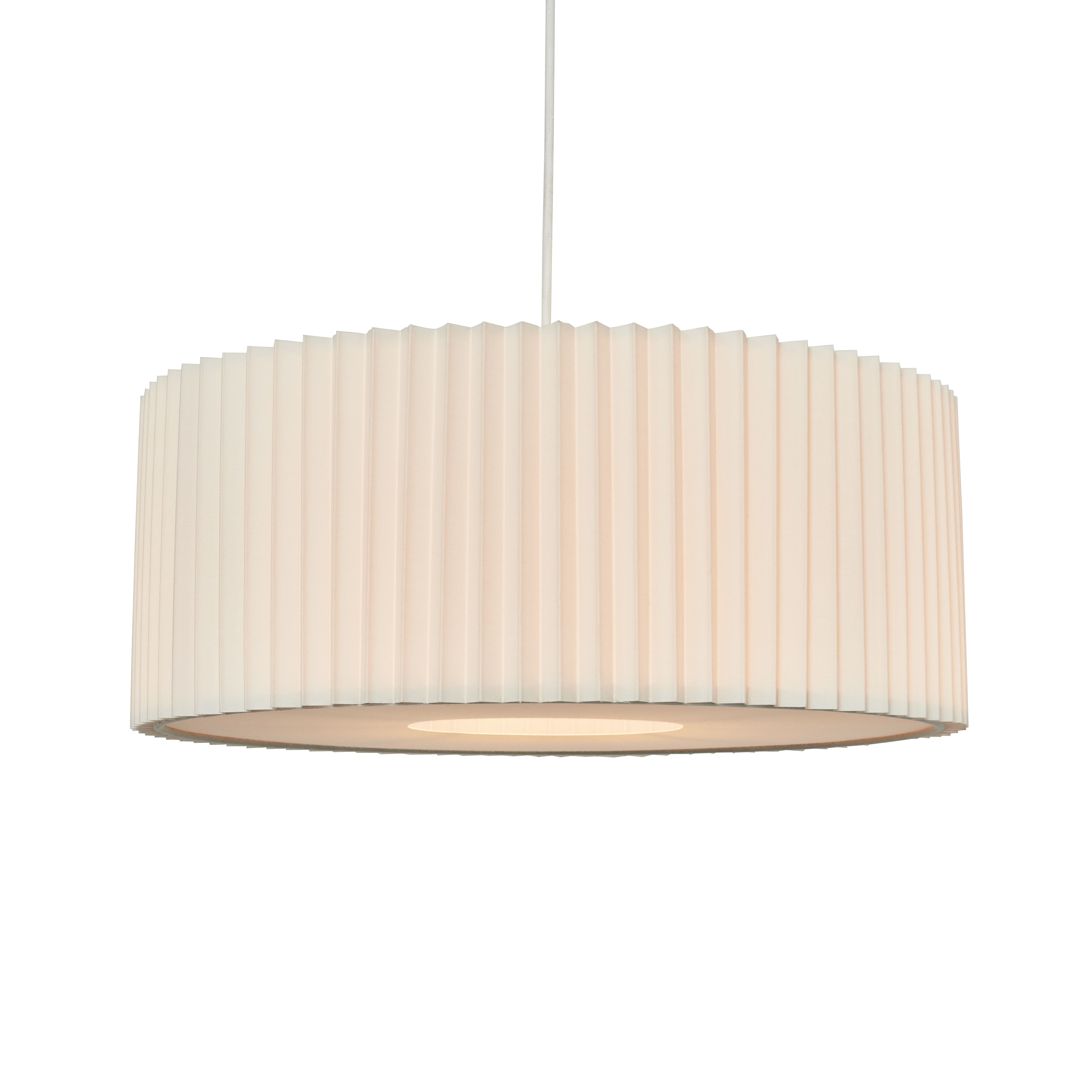 Lagoa Knife Pleated Easy Fit Shade Natural