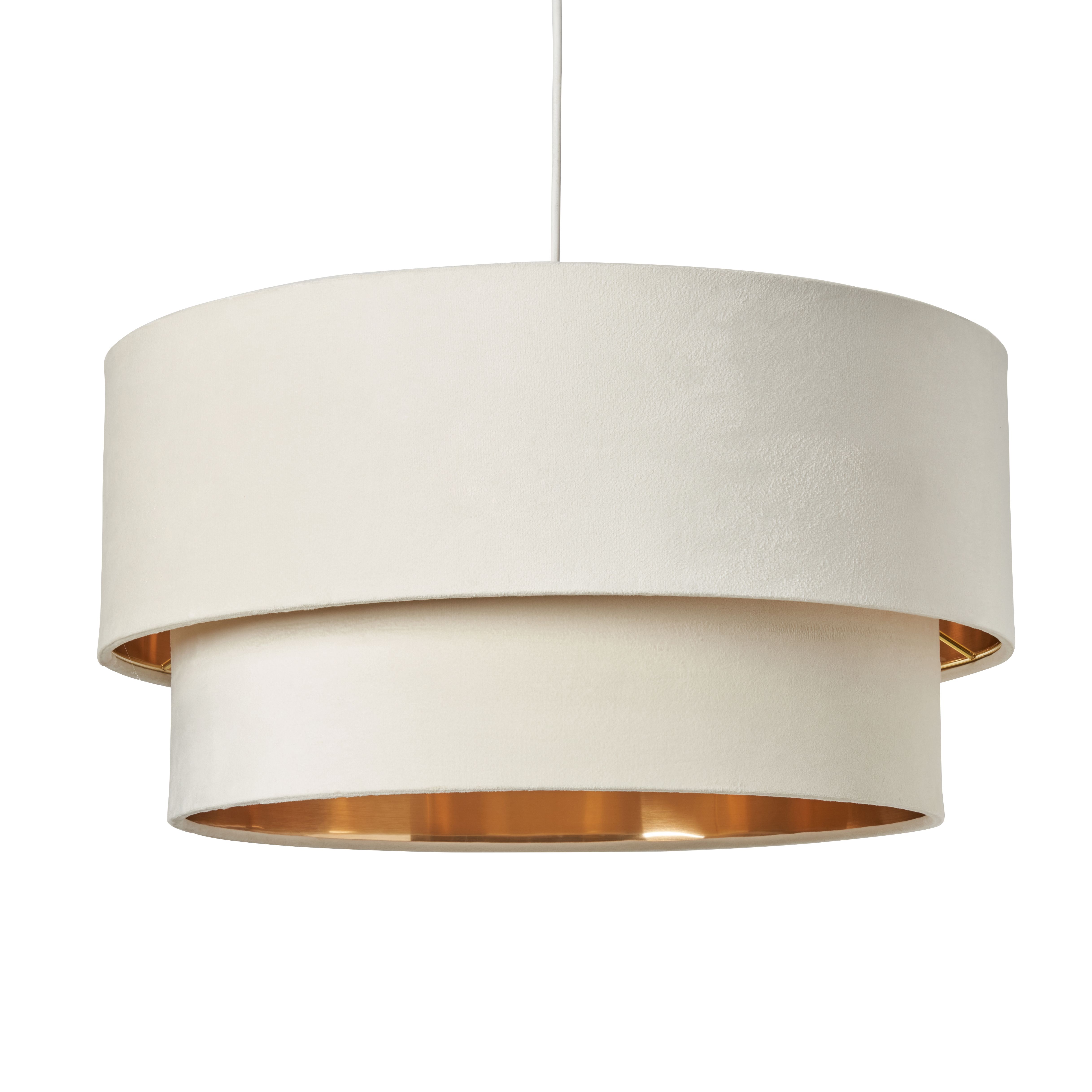 Natural Extra Large Velvet Shade