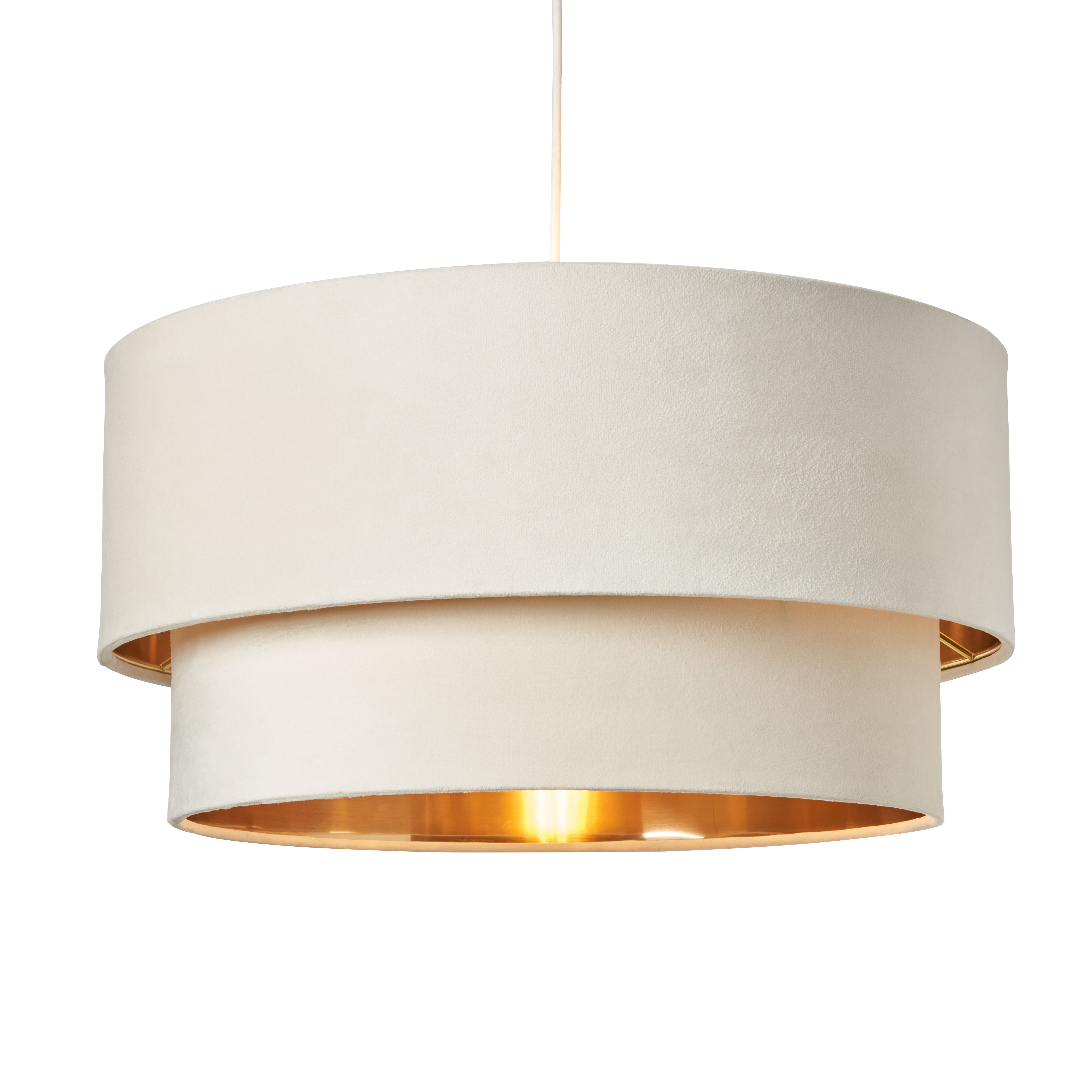 Natural Extra Large Velvet Shade