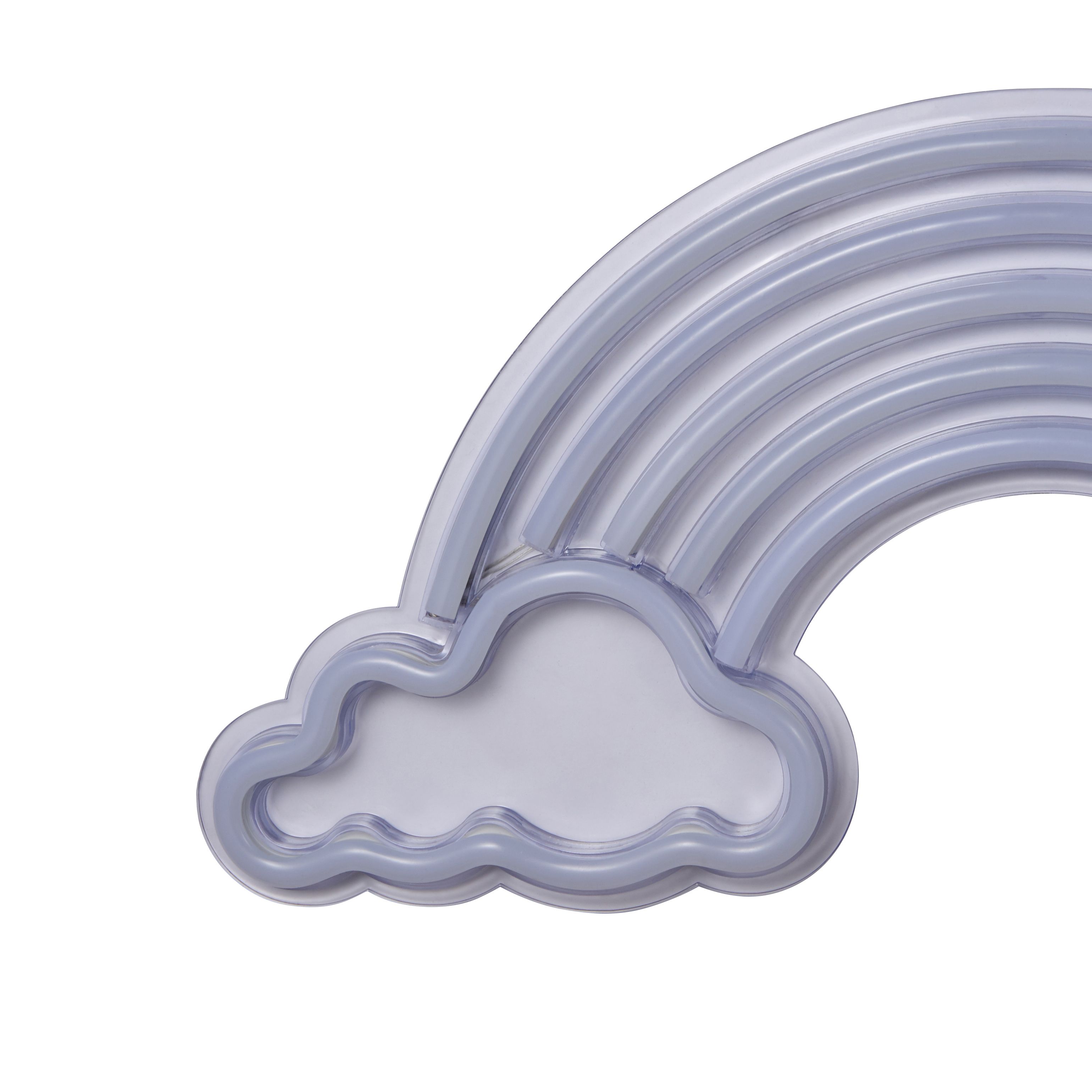 Beau Rainbow And Cloud Neon Wall Light