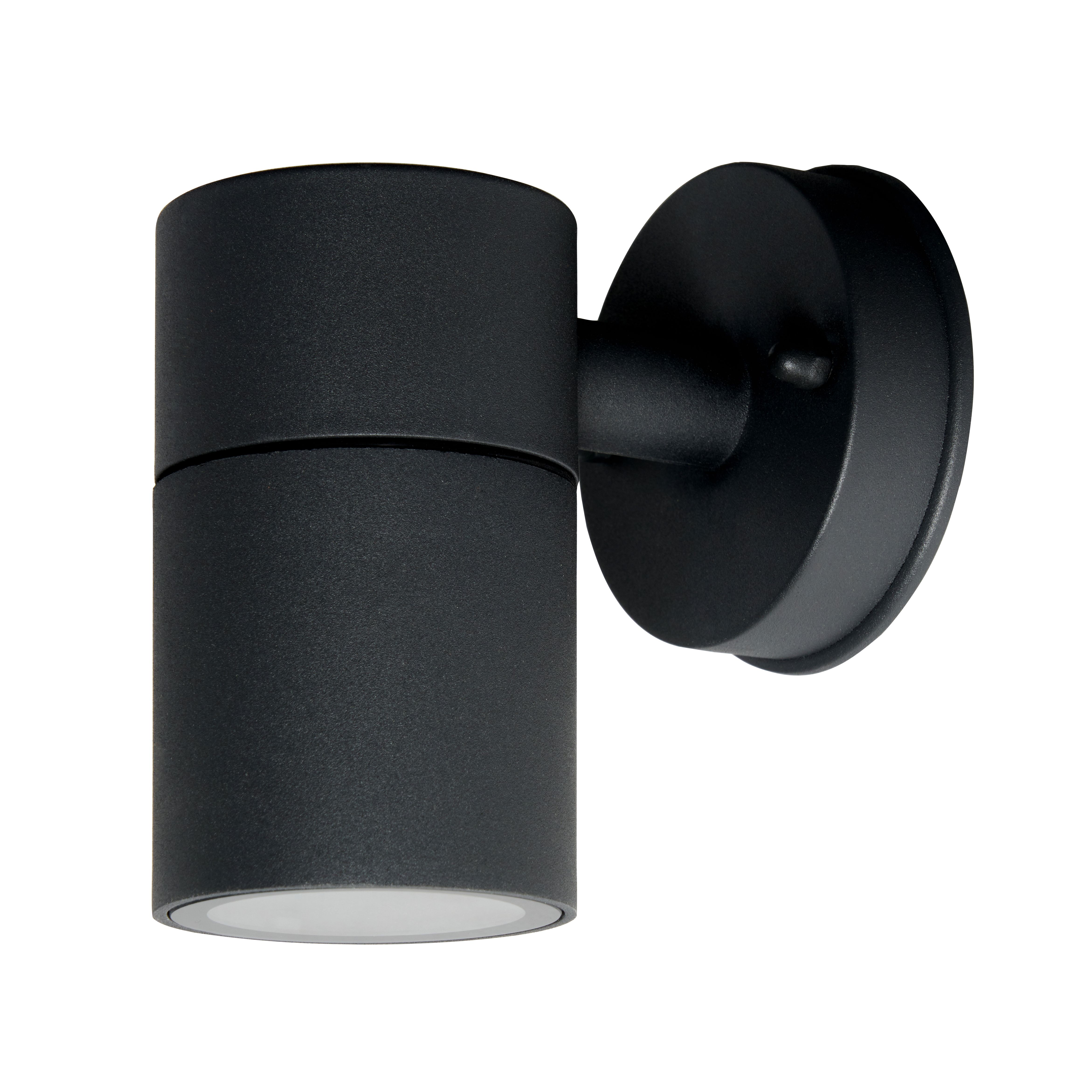 Leto Carbon Fibre Down Wall Light Gu10 Black