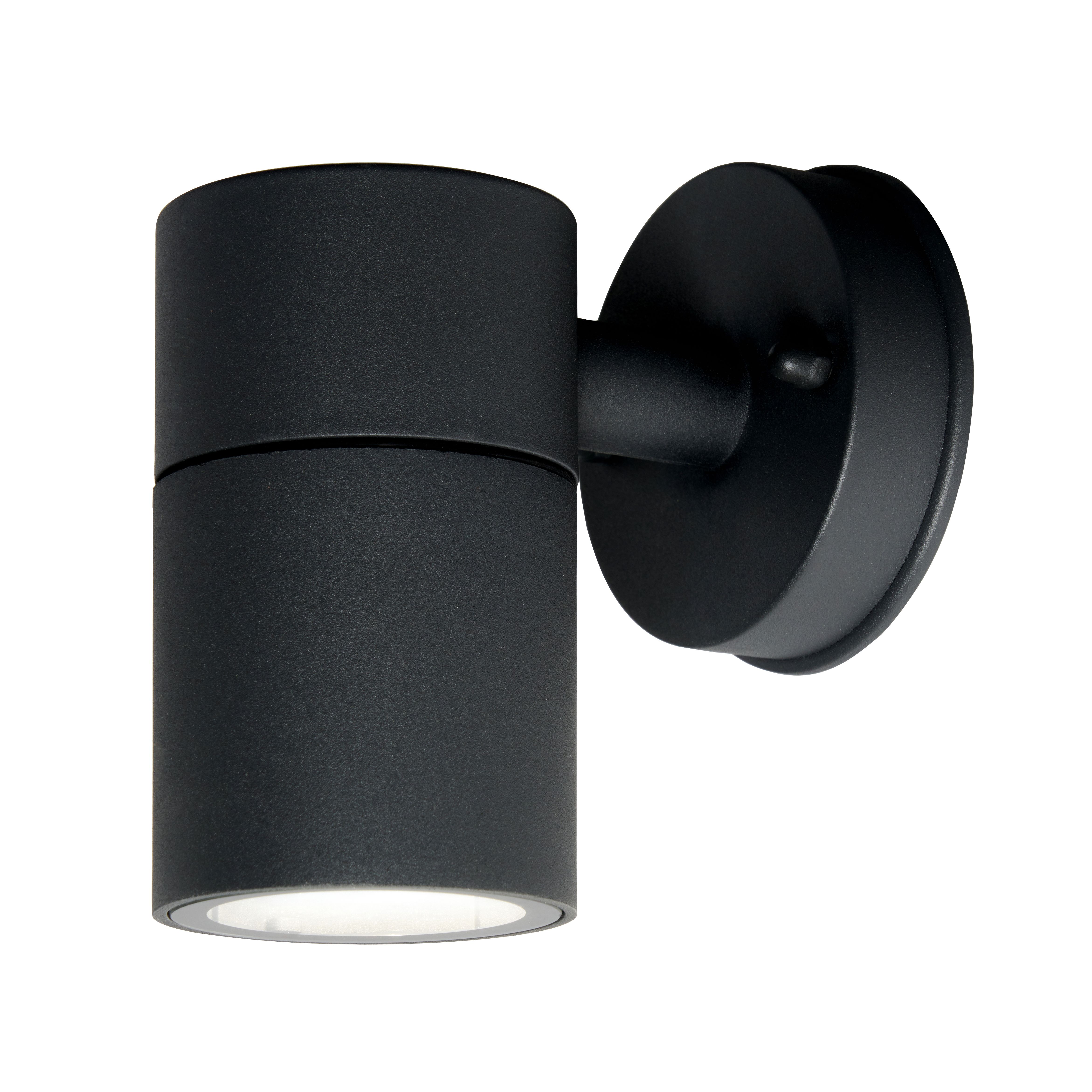Leto Carbon Fibre Down Wall Light Gu10 Black