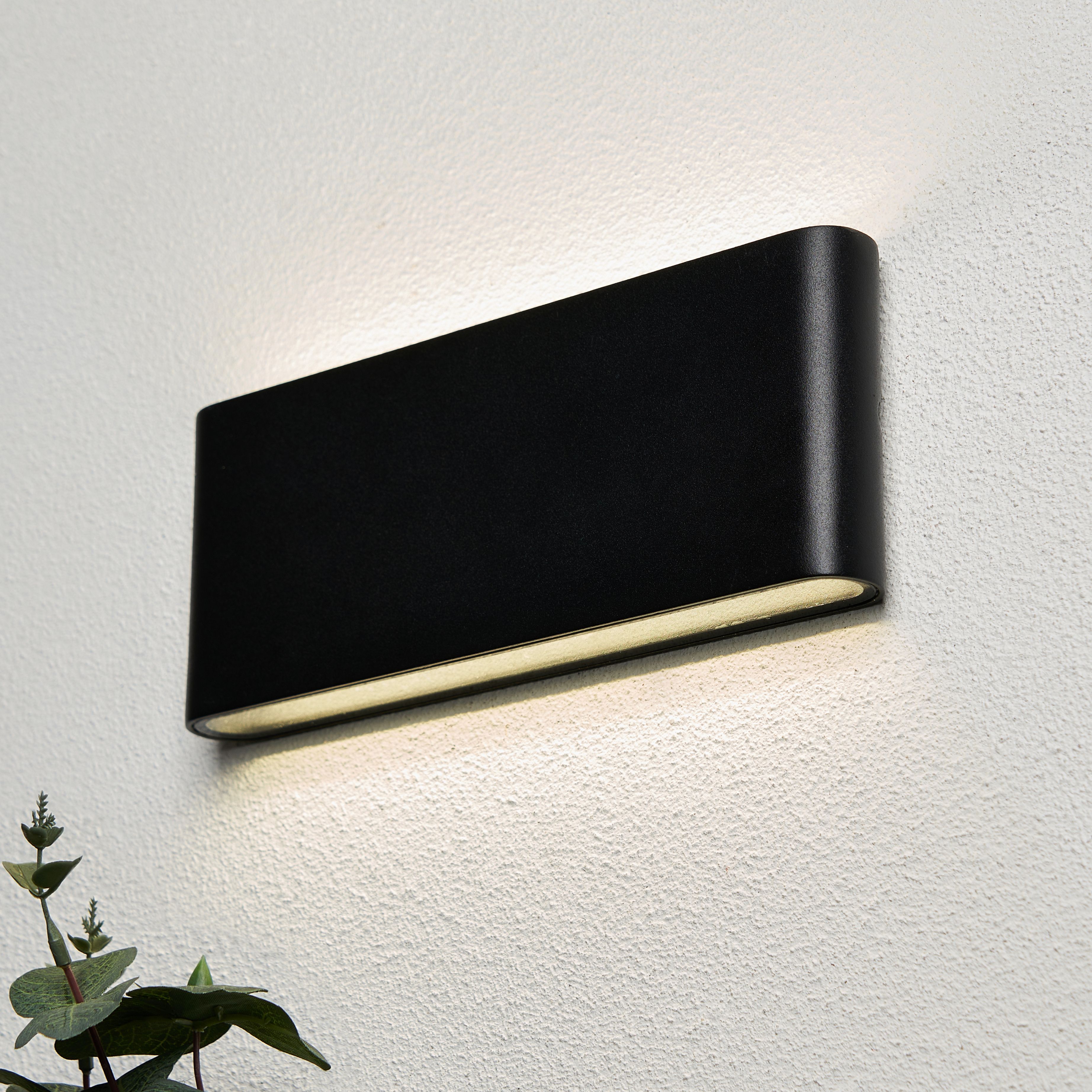 Confi Rectangle LED Wall Light - Back Lit