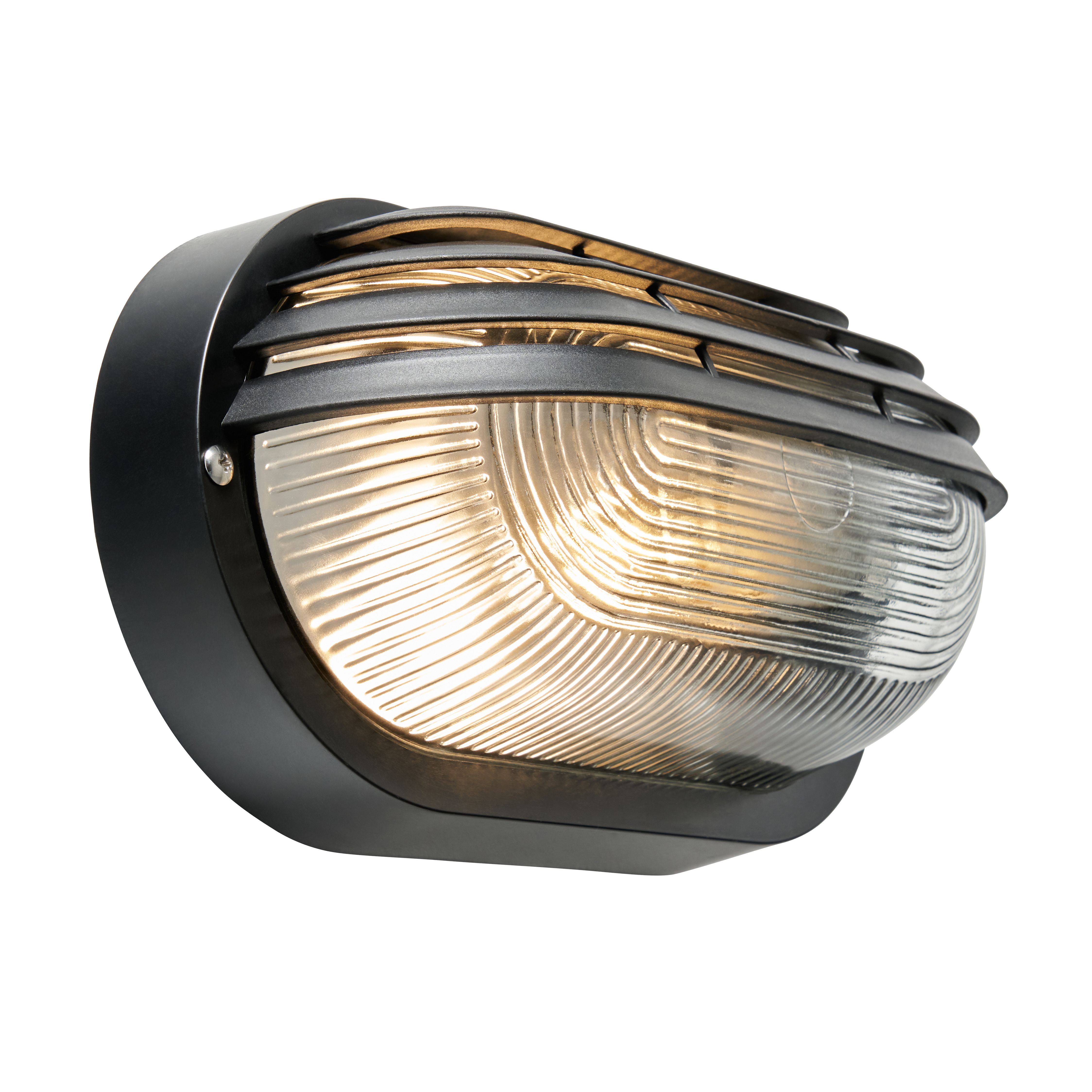 Arbon Oval E27 Eyelid Bulk Black