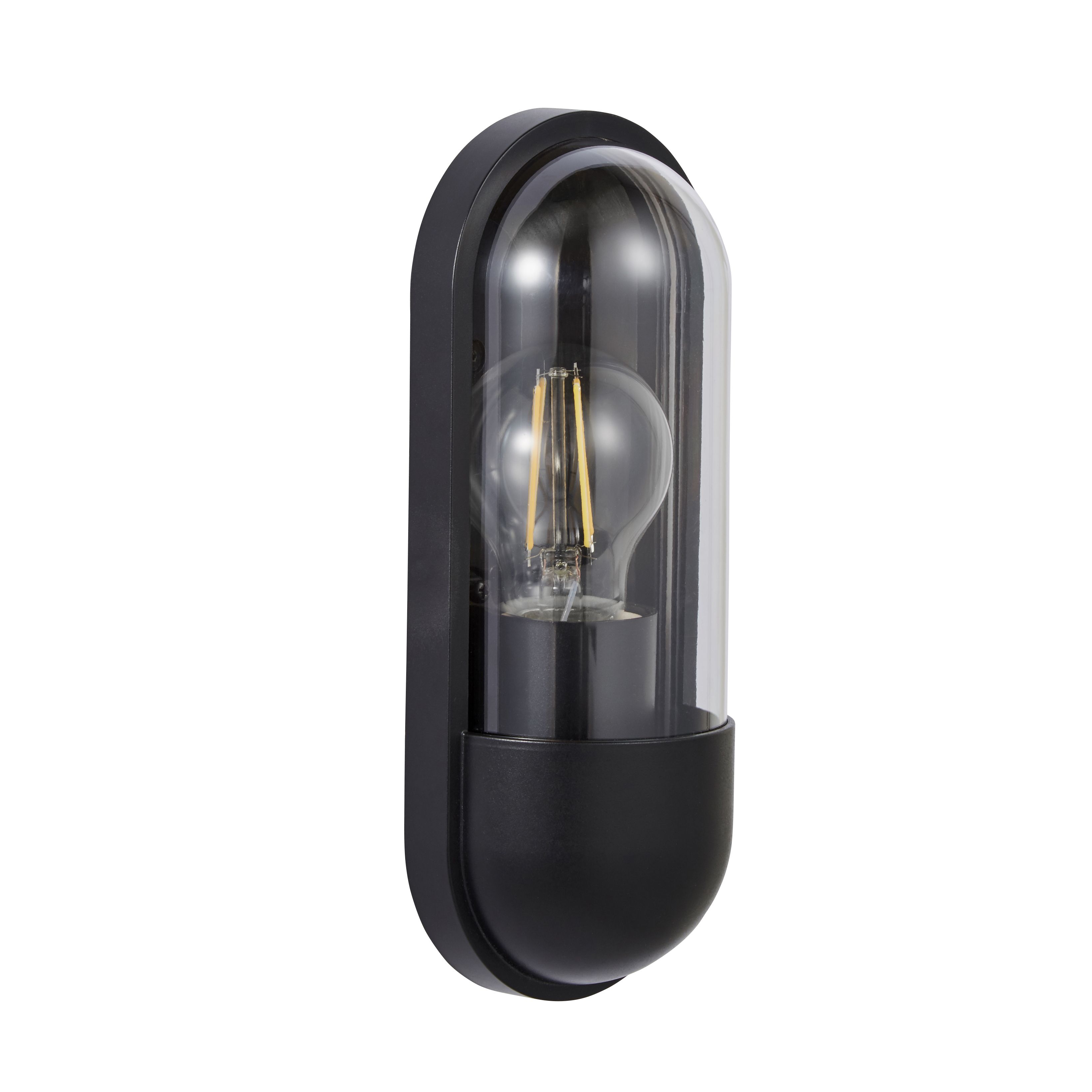 Ersham E27 Wall Light Black
