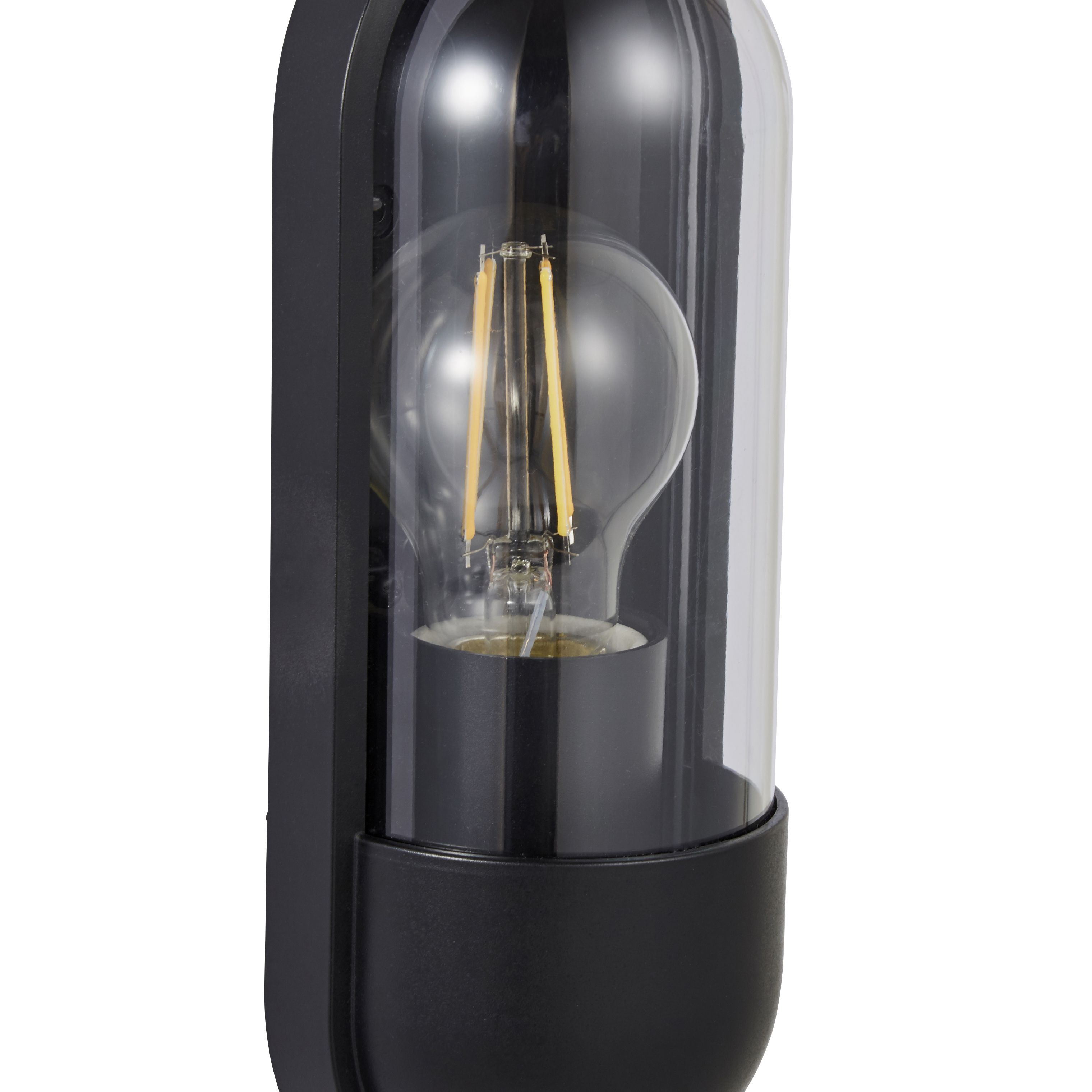 Ersham E27 Wall Light Black