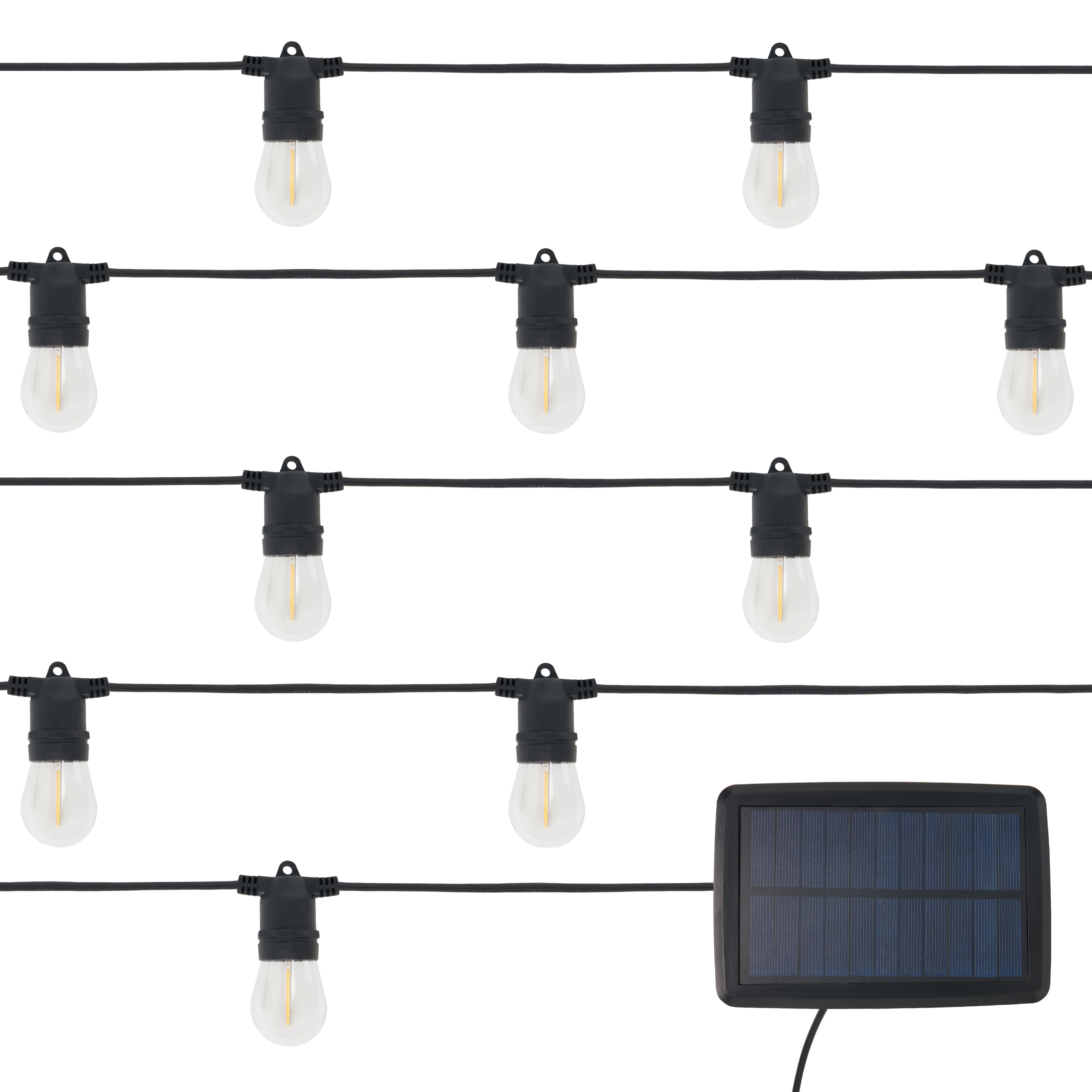 FANO LED Solar Festoon Light Kit