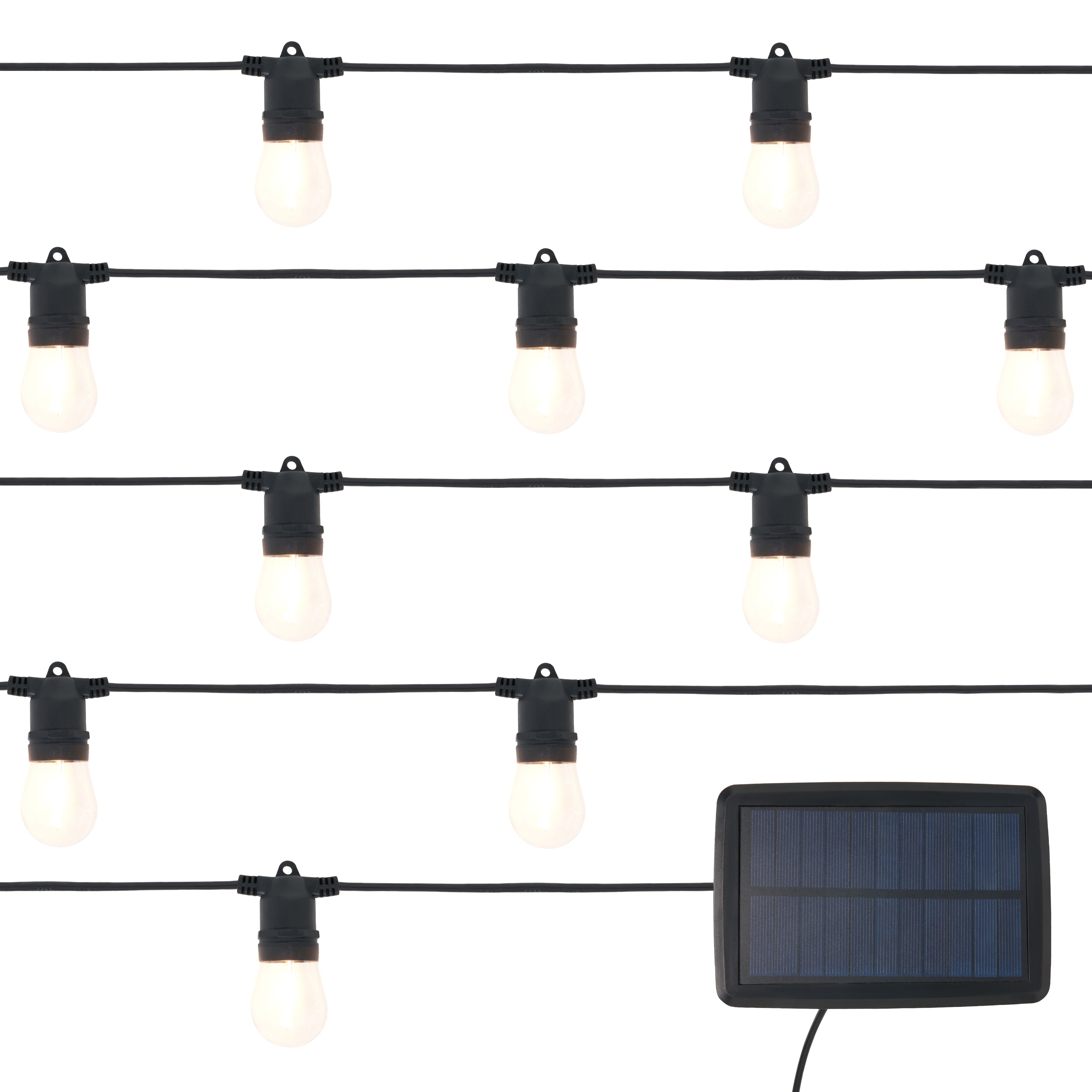FANO LED Solar Festoon Light Kit