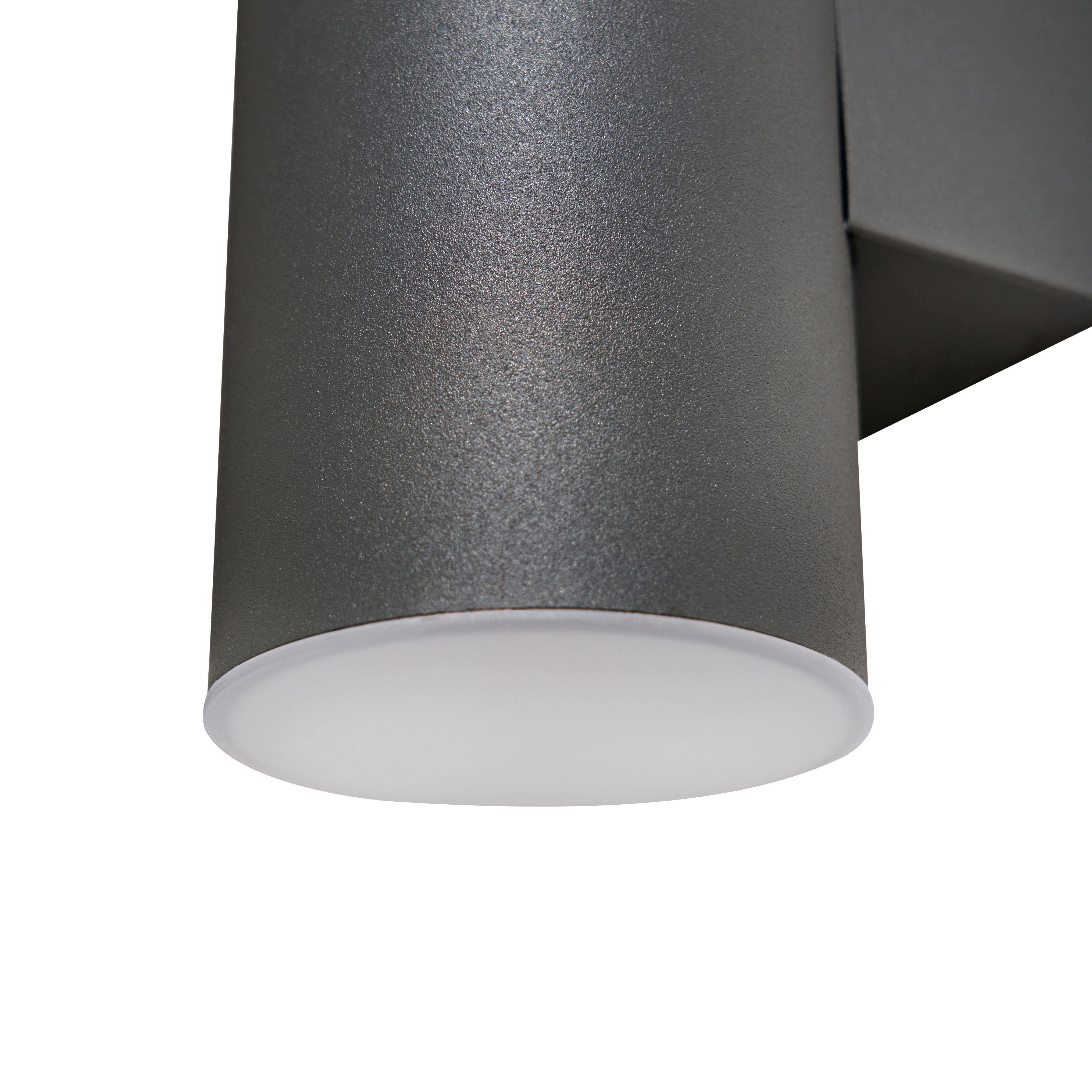 Aurin Solar LED Wall Light Black