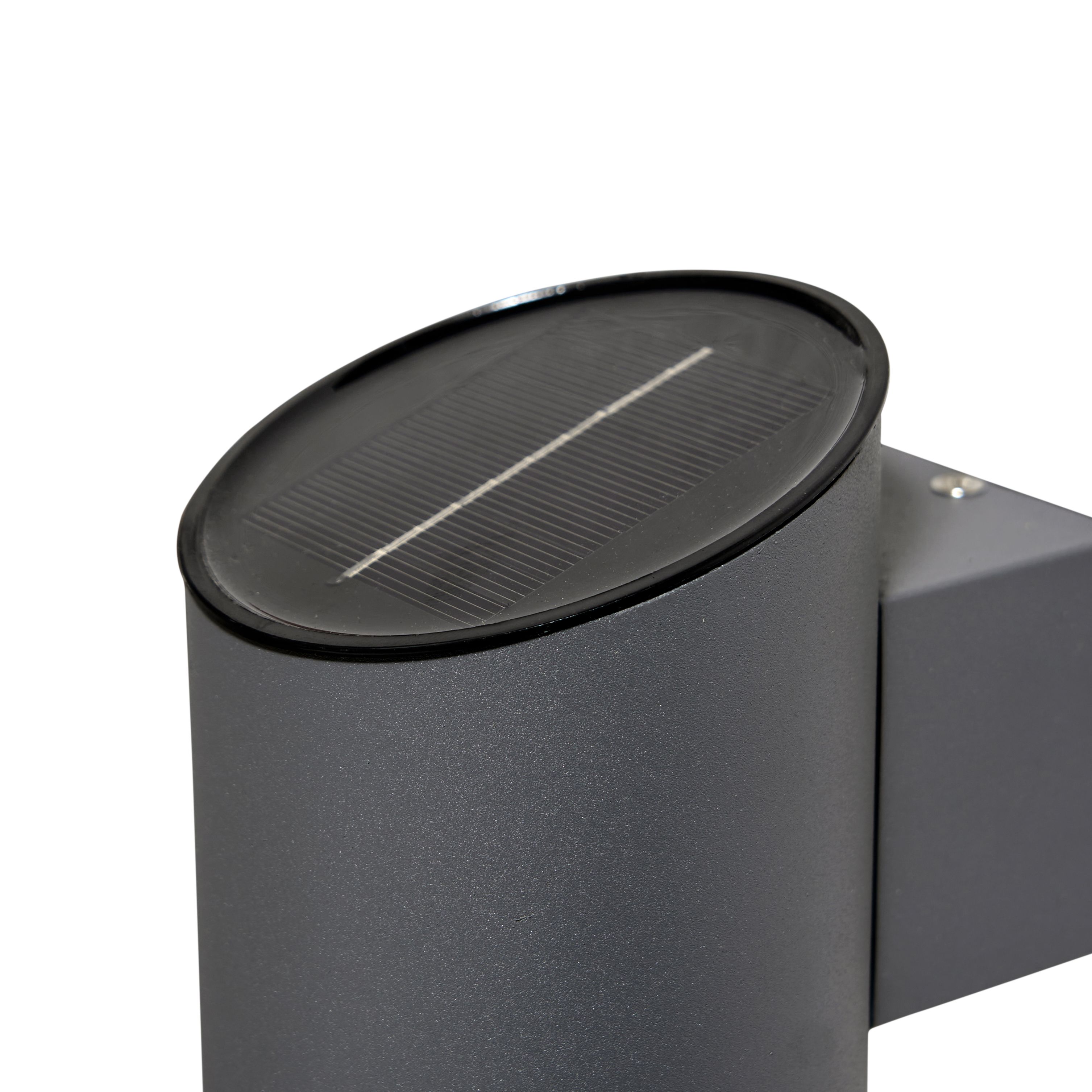 Secar Solar LED Wall Light Black