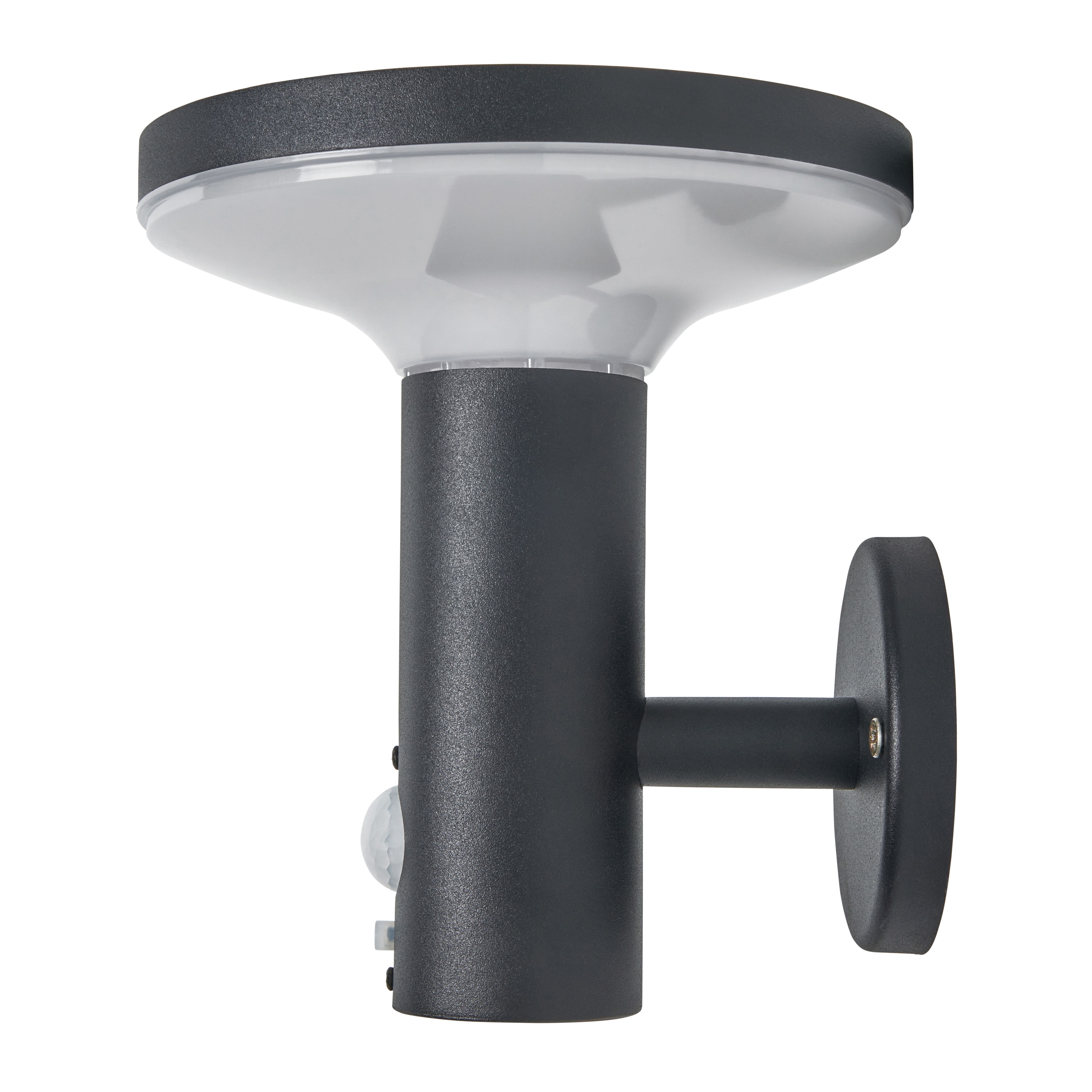 Pilato Solar LED Wall Light Black