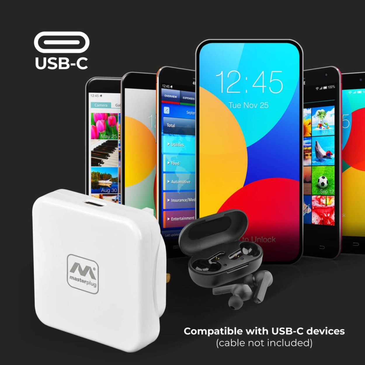 Masterplug 20W Usb C Fast Charger