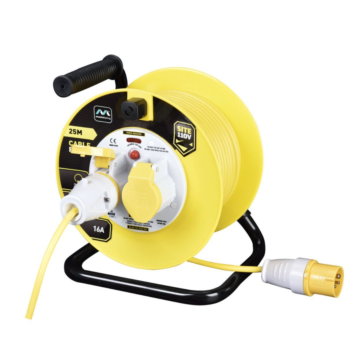 Masterplug 25M 110V 16A Ip44 Cable Reel