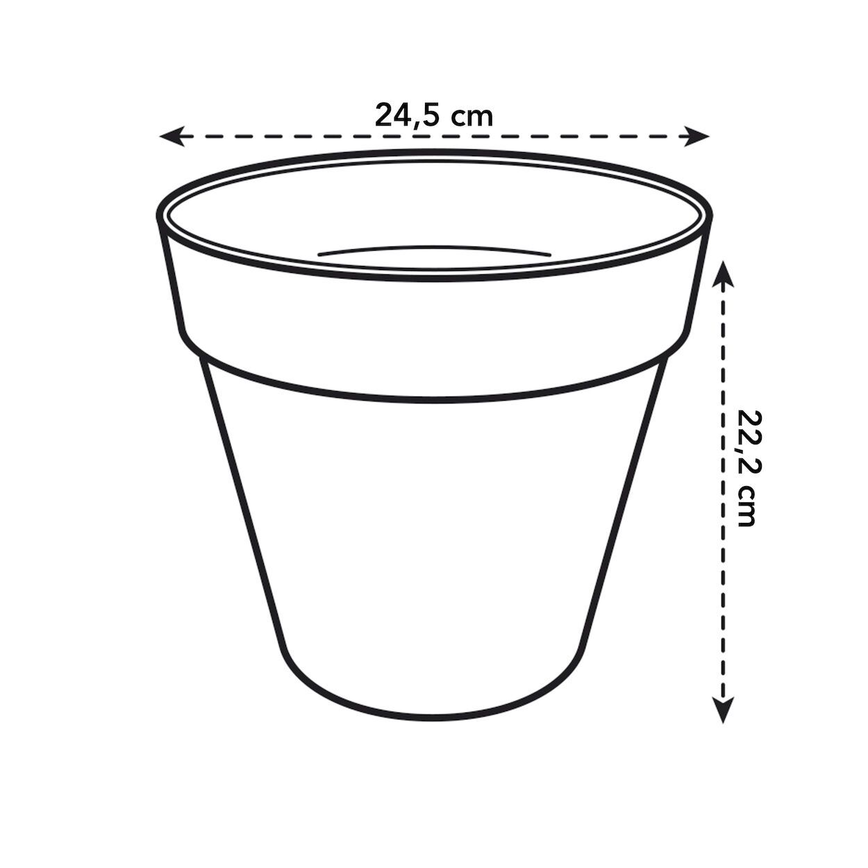 Loft Urban Pot Pistachio Green 25cm