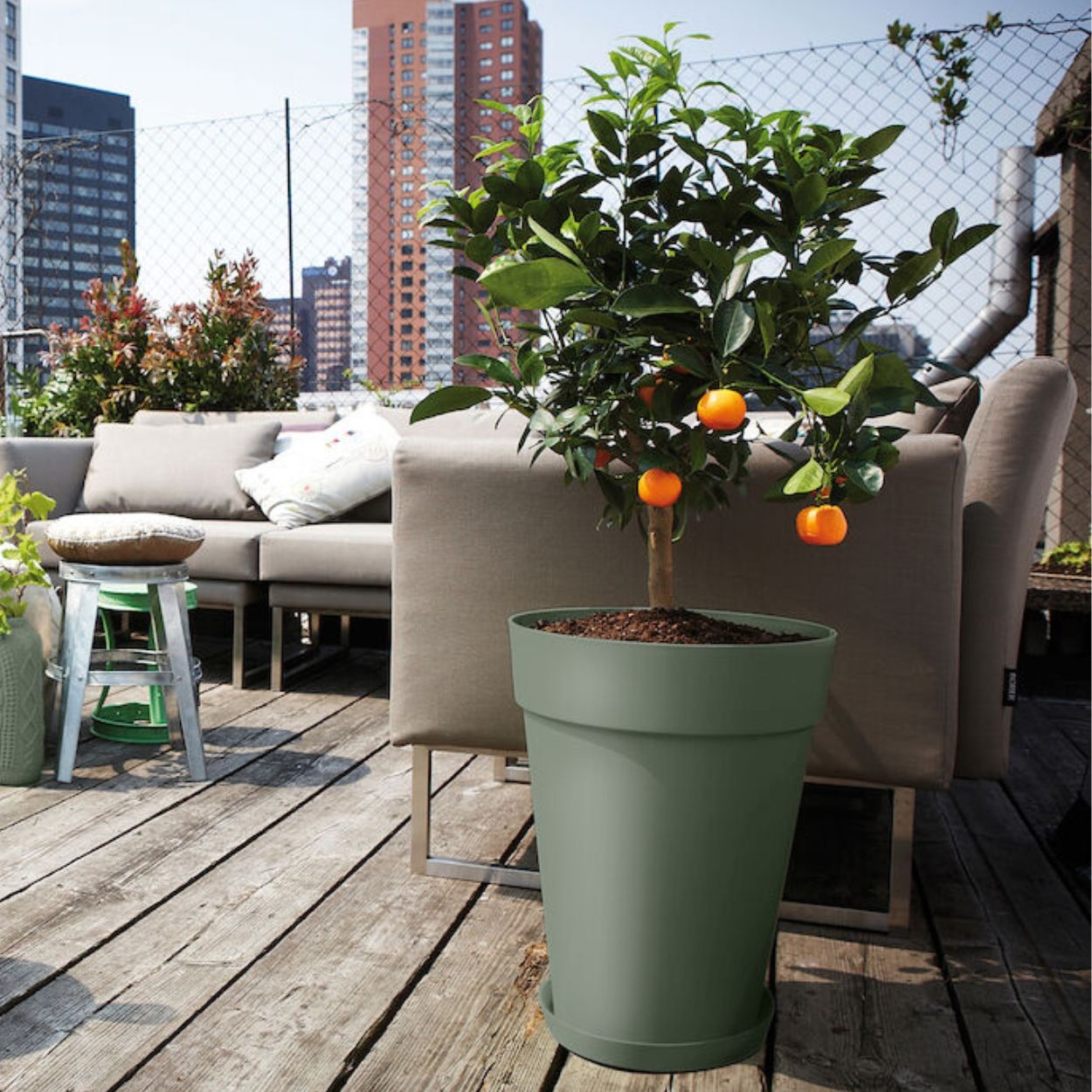 Loft Urban Saucer Pistachio Green 24cm