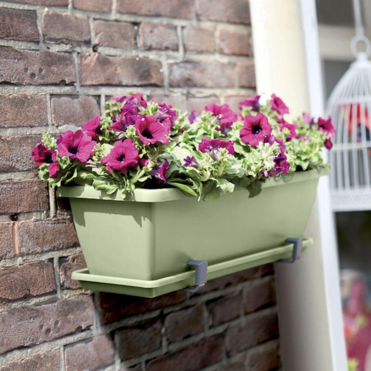 Barcelona Trough Pot Pistachio Green 50cm