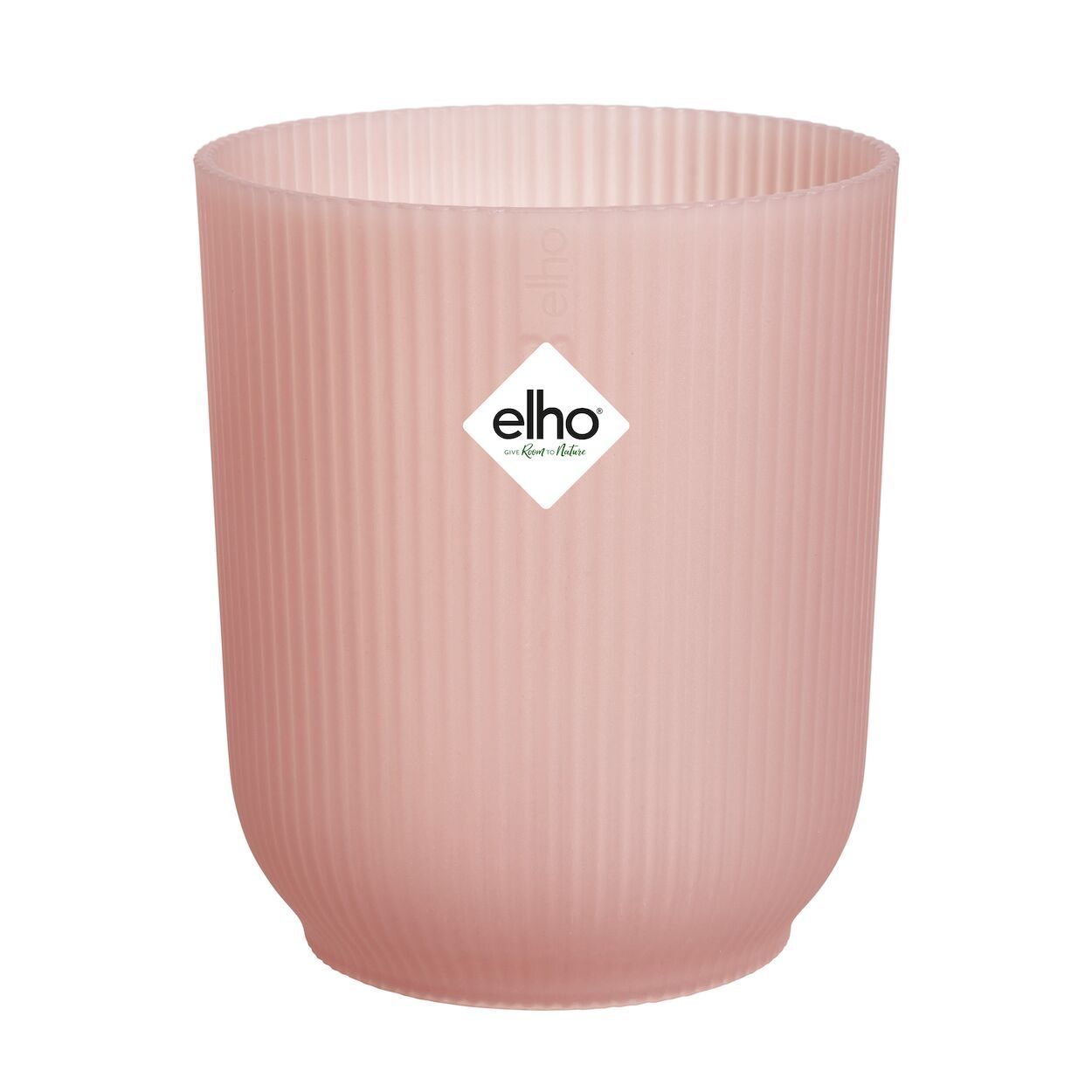 Vibes Fold Orchid Pot Frosted Pink 12.5cm
