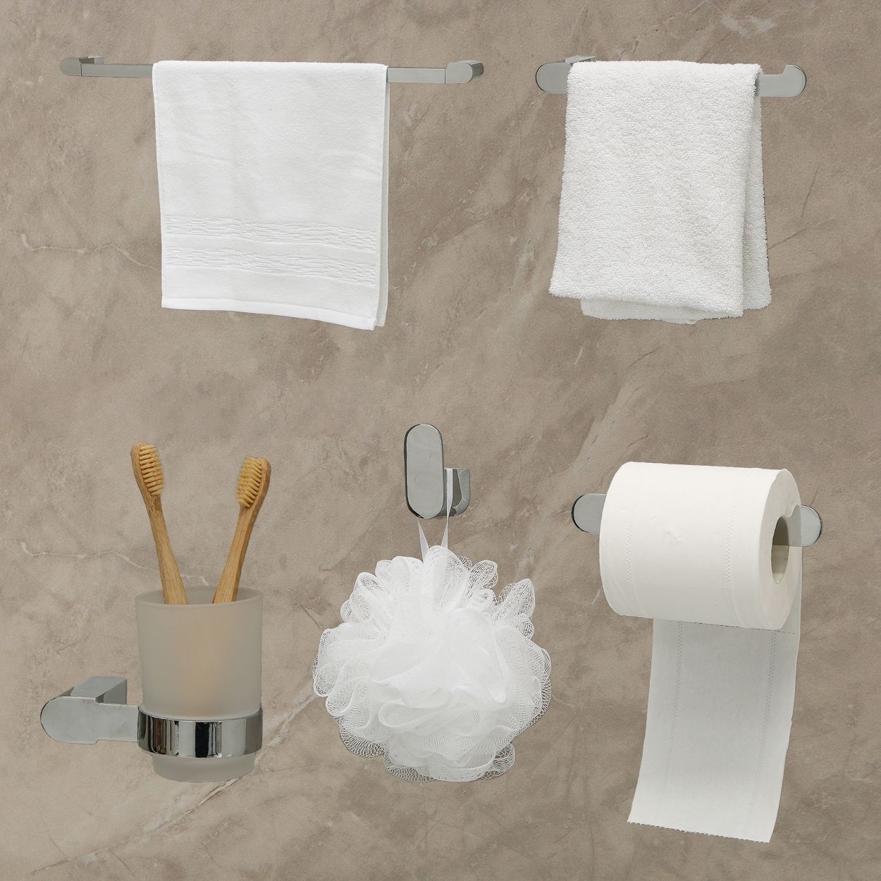 Milan Toilet Roll holder chrome